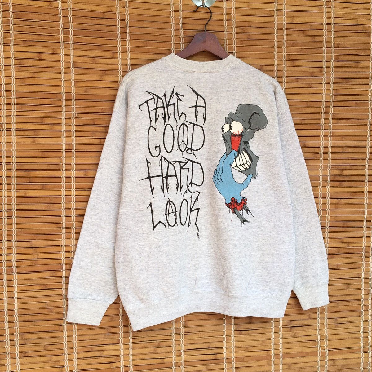 Santa Cruz Skateboards Rare! Vintage 90s Bad Boy Club 91 Sweatshirt Big Logo Size US M / EU 48-50 / 2 - 5 Thumbnail