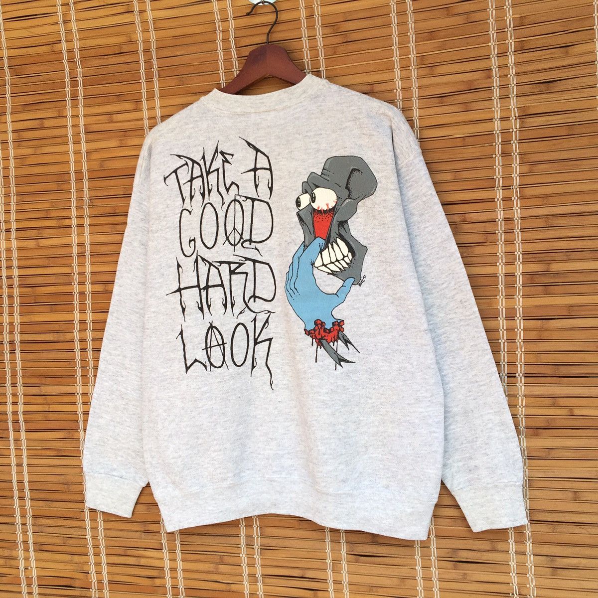 Santa Cruz Skateboards Rare! Vintage 90s Bad Boy Club 91 Sweatshirt Big Logo Size US M / EU 48-50 / 2 - 6 Thumbnail