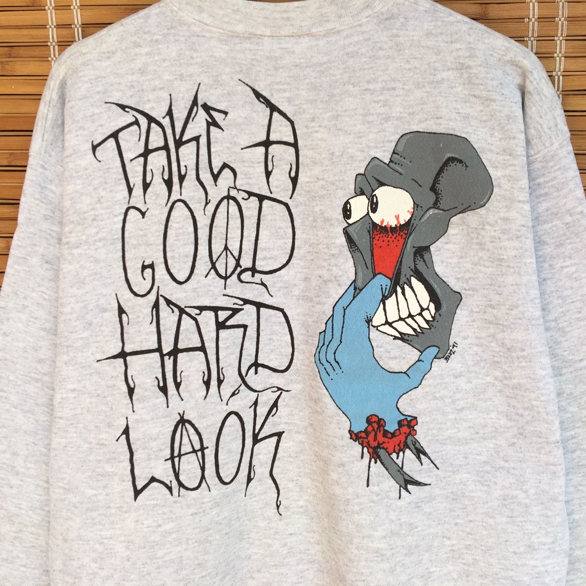 Santa Cruz Skateboards Rare! Vintage 90s Bad Boy Club 91 Sweatshirt Big Logo Size US M / EU 48-50 / 2 - 8 Thumbnail