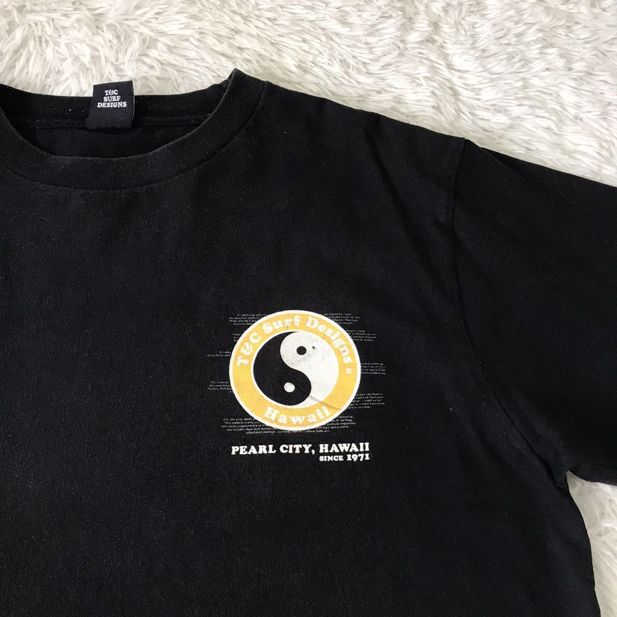 Vintage 💥Steals💥Vtg Single Stitch T&C Surf Designs Hawaii Tee Size US M / EU 48-50 / 2 - 10 Thumbnail
