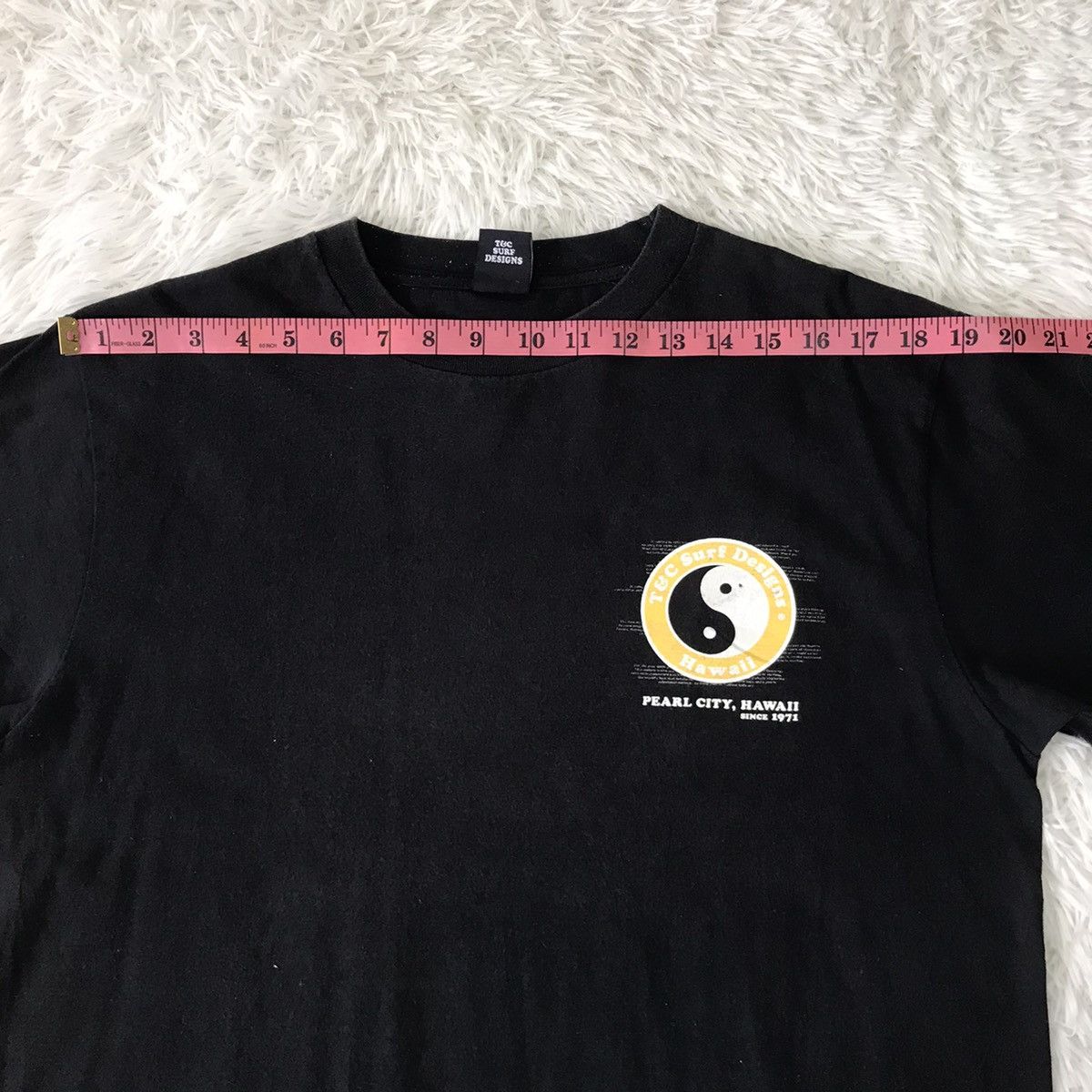 Vintage 💥Steals💥Vtg Single Stitch T&C Surf Designs Hawaii Tee Size US M / EU 48-50 / 2 - 23 Thumbnail