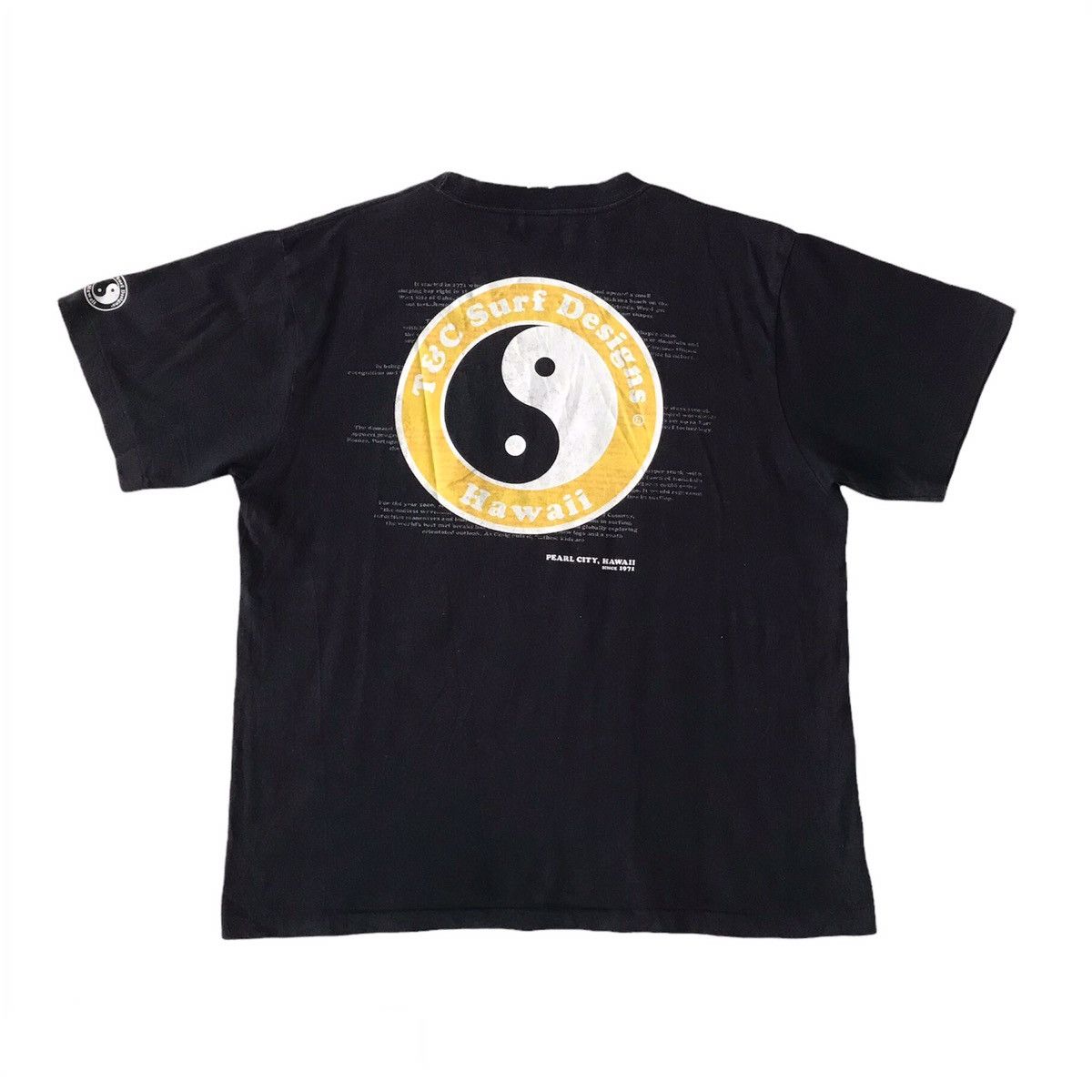 Vintage 💥Steals💥Vtg Single Stitch T&C Surf Designs Hawaii Tee Size US M / EU 48-50 / 2 - 1 Thumbnail