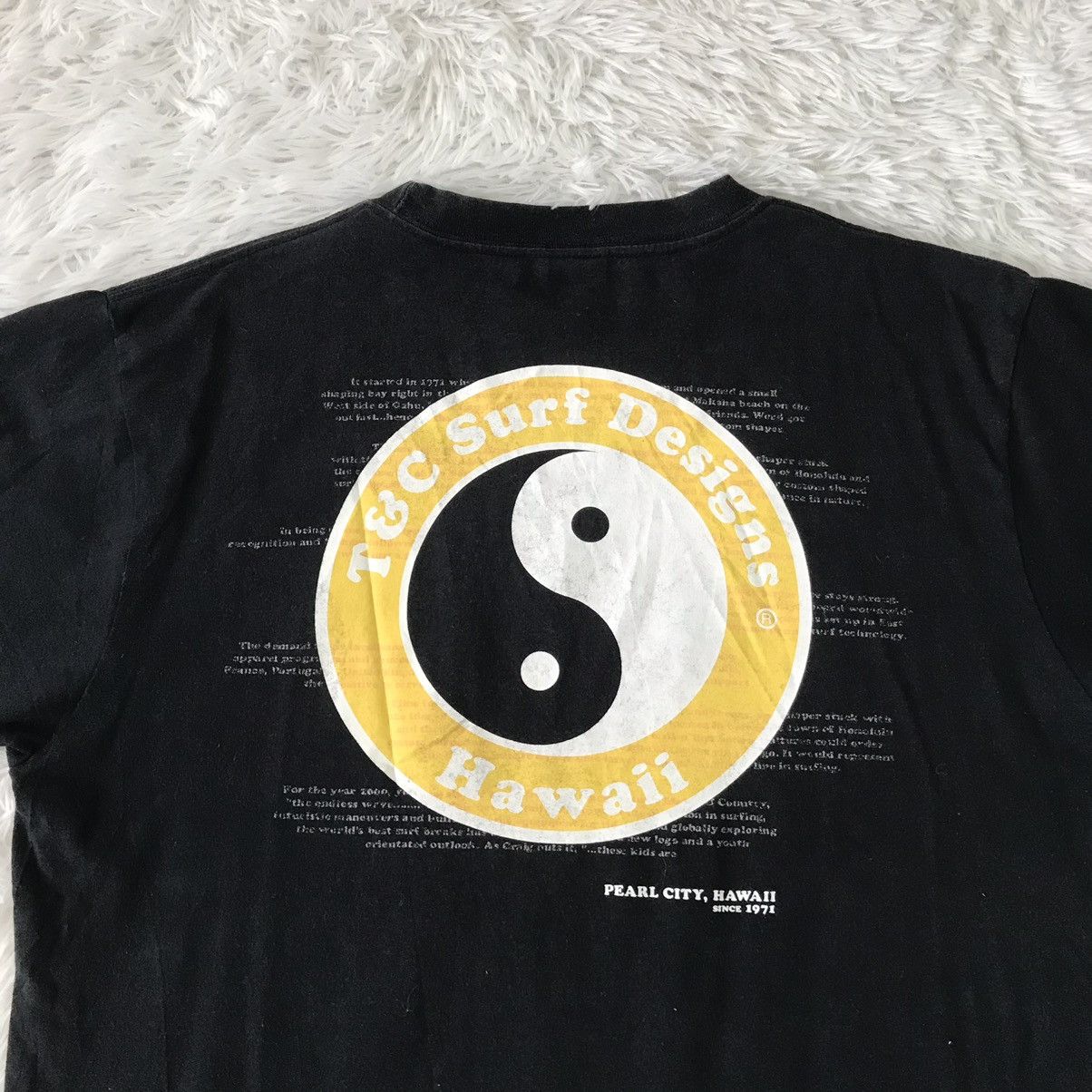 Vintage 💥Steals💥Vtg Single Stitch T&C Surf Designs Hawaii Tee Size US M / EU 48-50 / 2 - 16 Thumbnail