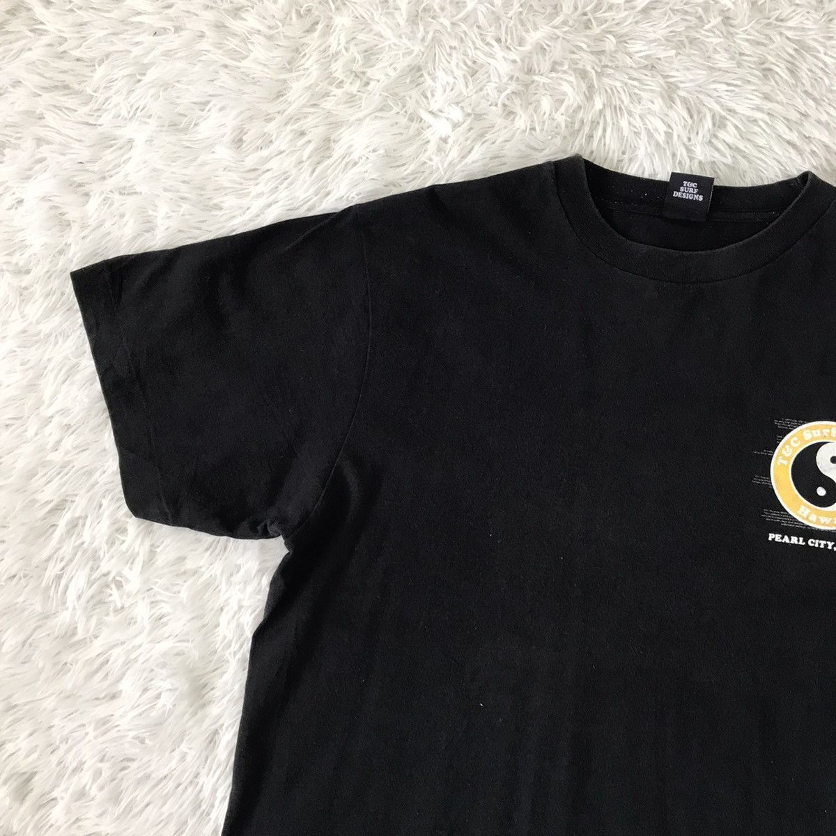 Vintage 💥Steals💥Vtg Single Stitch T&C Surf Designs Hawaii Tee Size US M / EU 48-50 / 2 - 6 Thumbnail