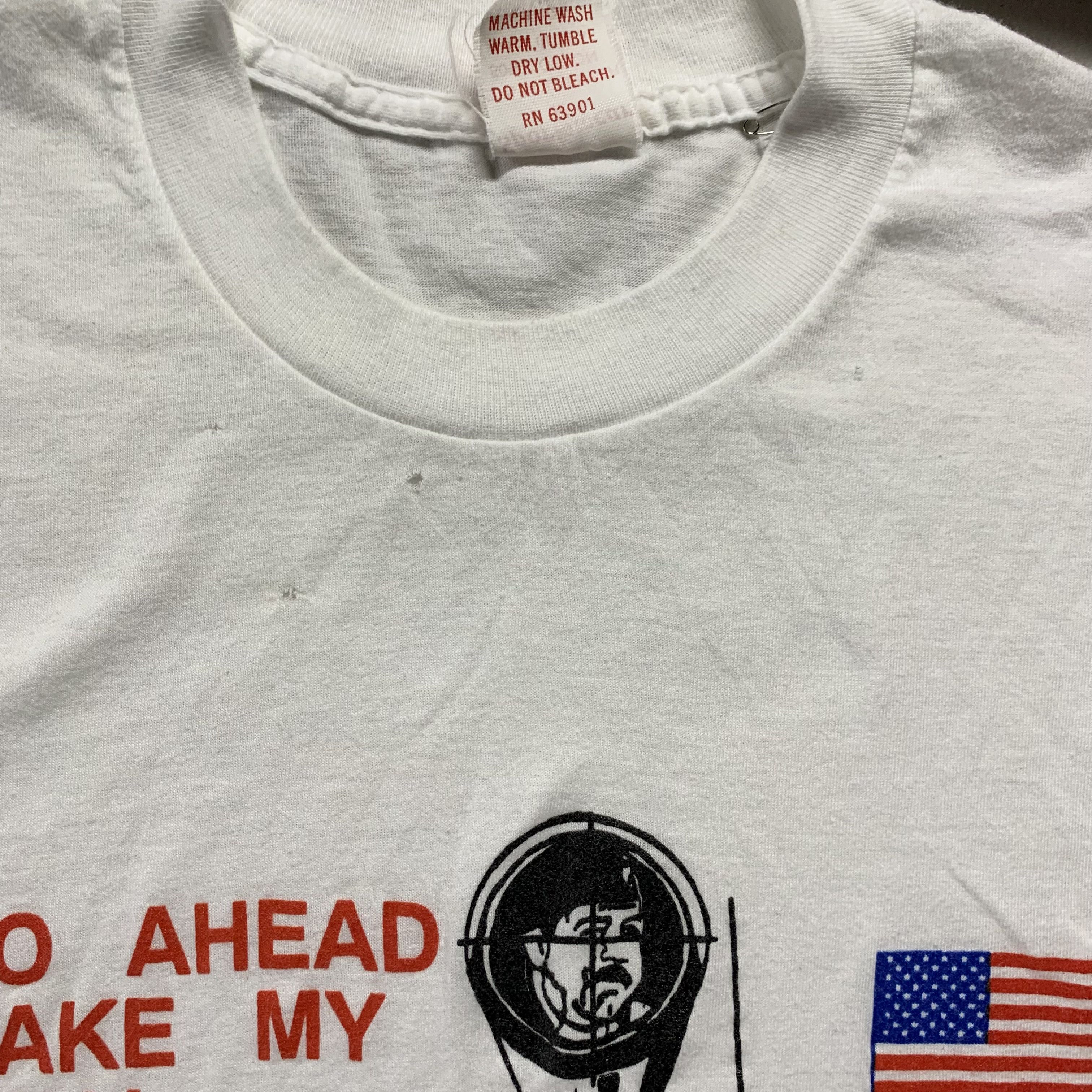 Vintage 1991 / 91" Desert Storm / Saddam Hussein T shirt Size US M / EU 48-50 / 2 - 6 Thumbnail