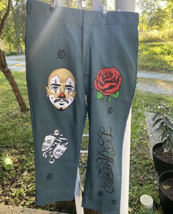 Born X Raised Born x raised mister cartoon dickies pants | Grailed