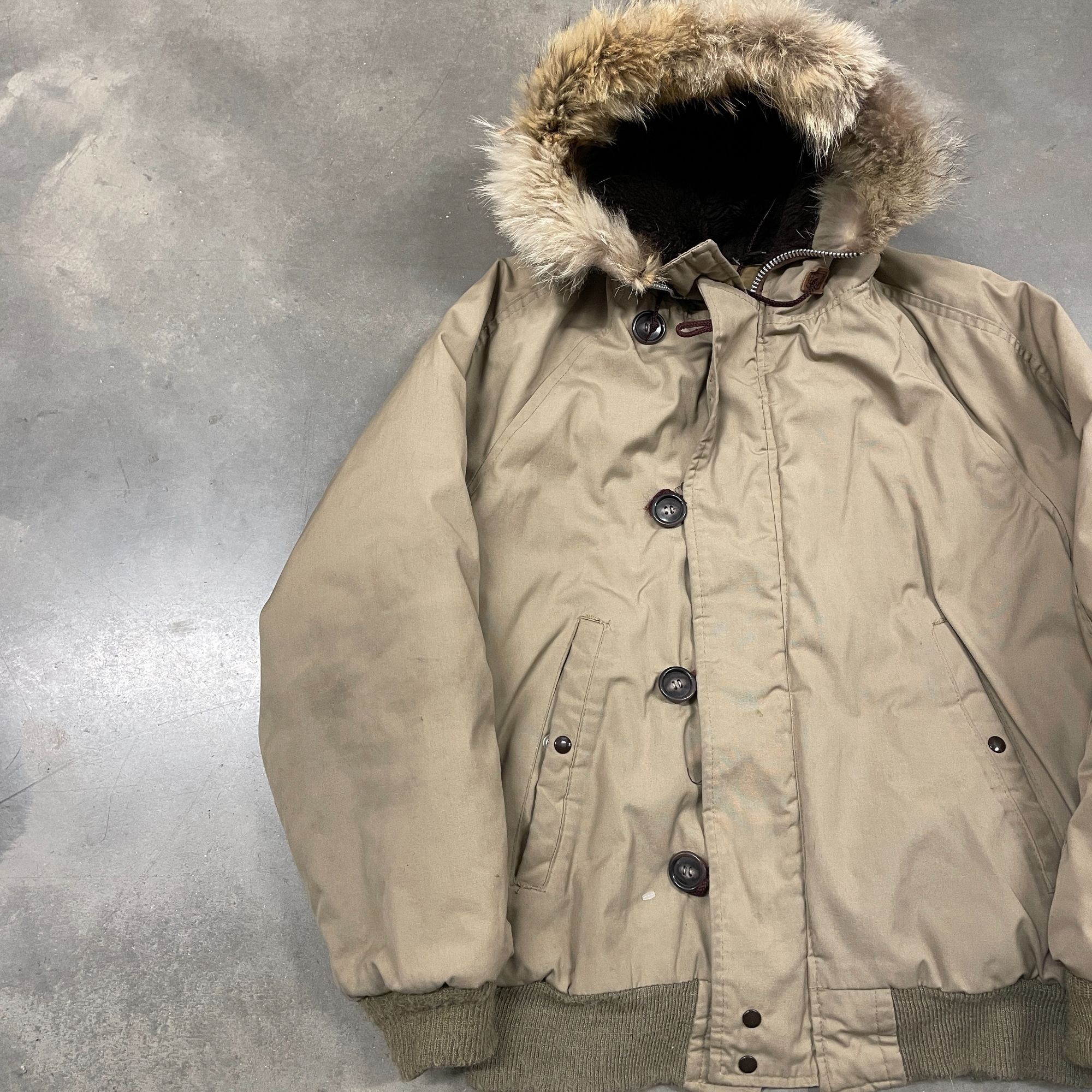 60s VTG Olive Khaki Golden Fleece N2B Military Style Flight