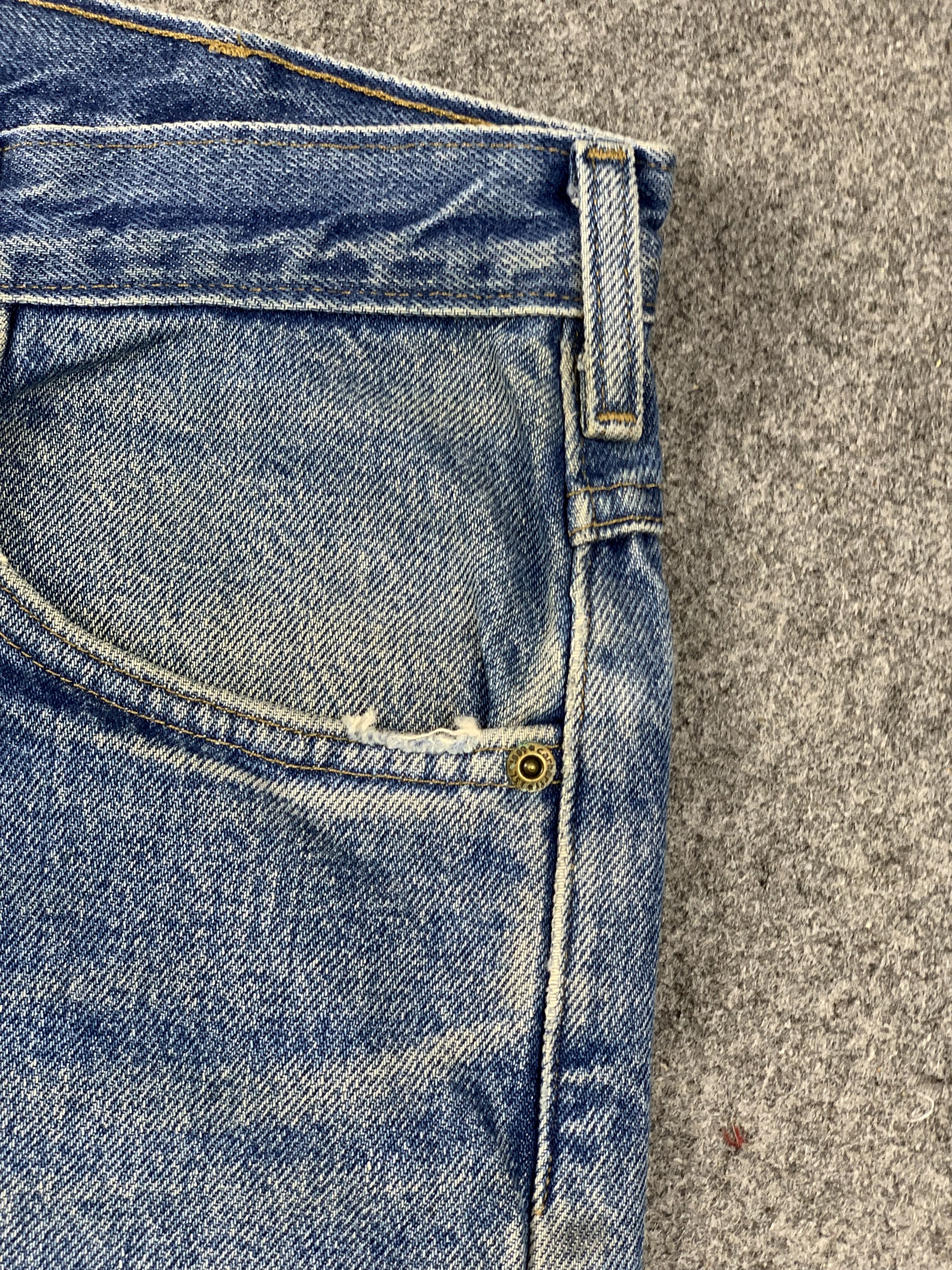 Carhartt Vintage Carhartt Faded Blue Jeans DP1987 Size US 35 - 13 Thumbnail