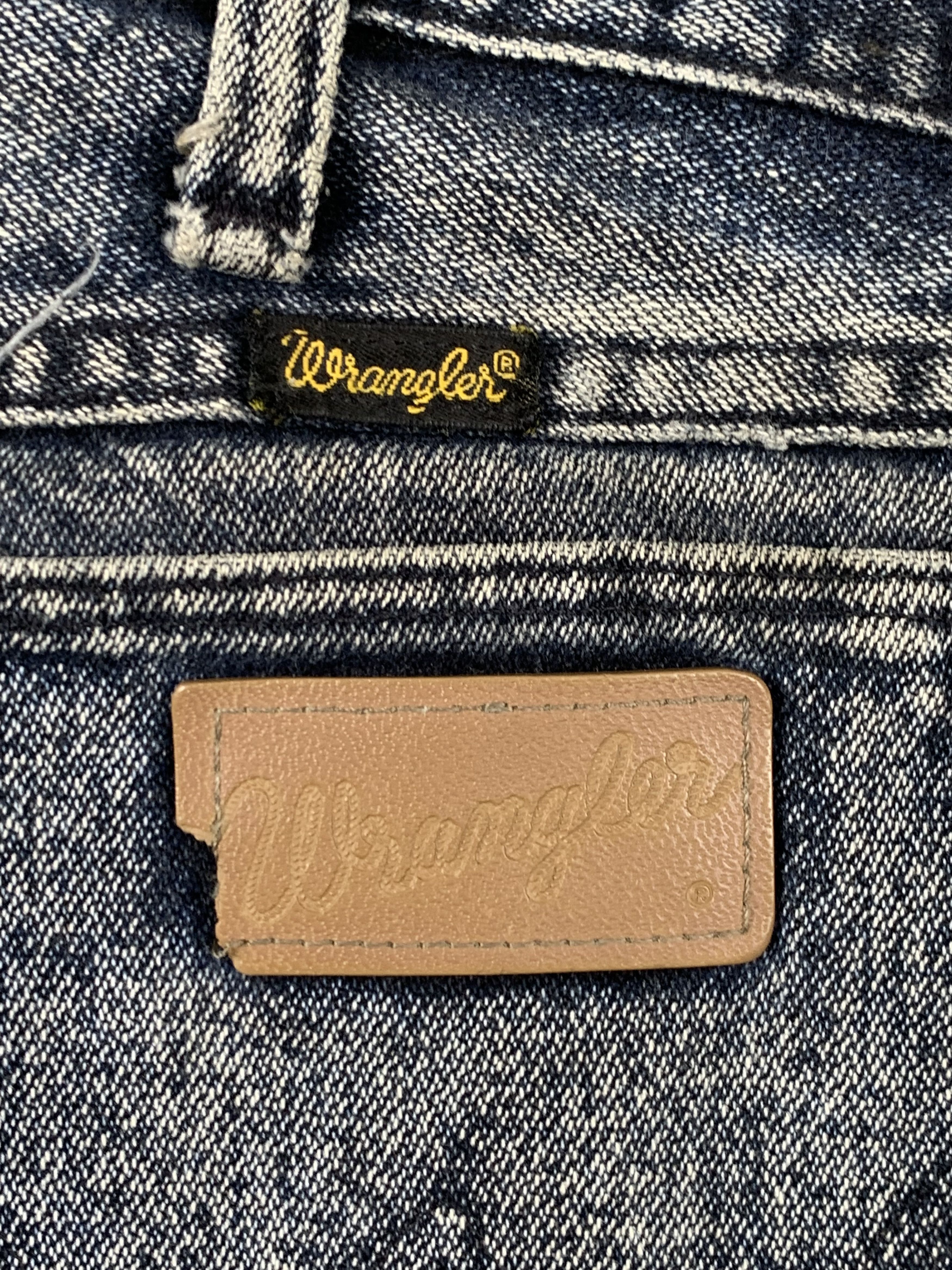 Vintage × Wrangler 70s Wrangler Vintage Acid Wash Jeans Size US 34 / EU 50 - 4 Thumbnail