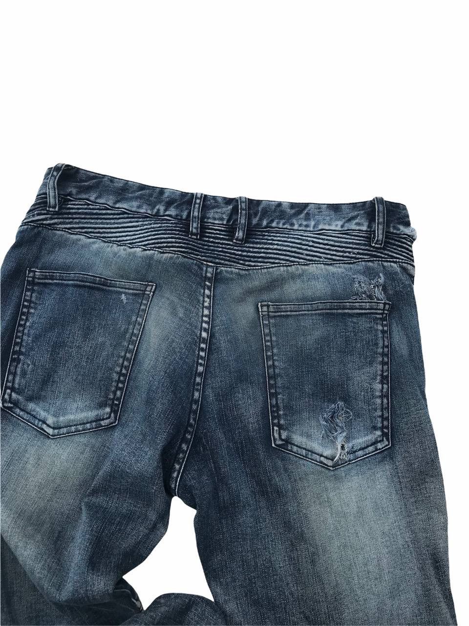 If Six Was Nine Costume Culture Distressed Biker Pants Size US 30 / EU 46 - 12 Thumbnail