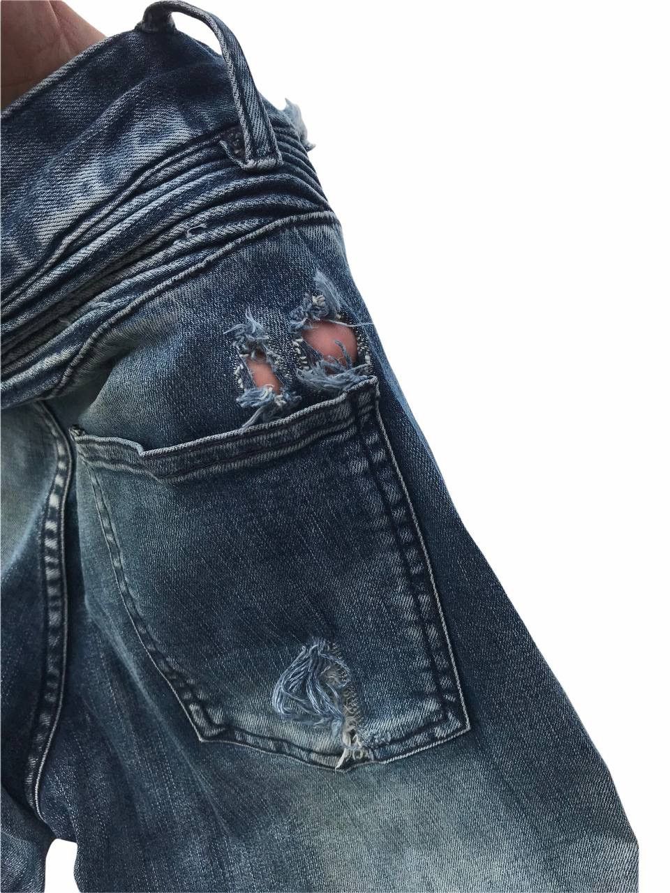 If Six Was Nine Costume Culture Distressed Biker Pants Size US 30 / EU 46 - 11 Thumbnail