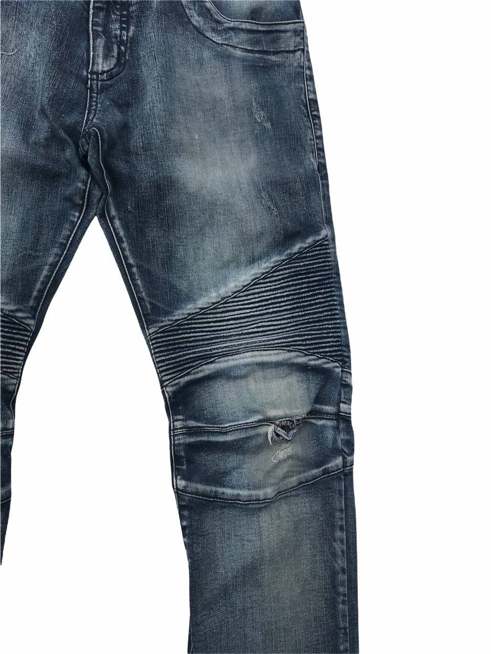 If Six Was Nine Costume Culture Distressed Biker Pants Size US 30 / EU 46 - 6 Thumbnail