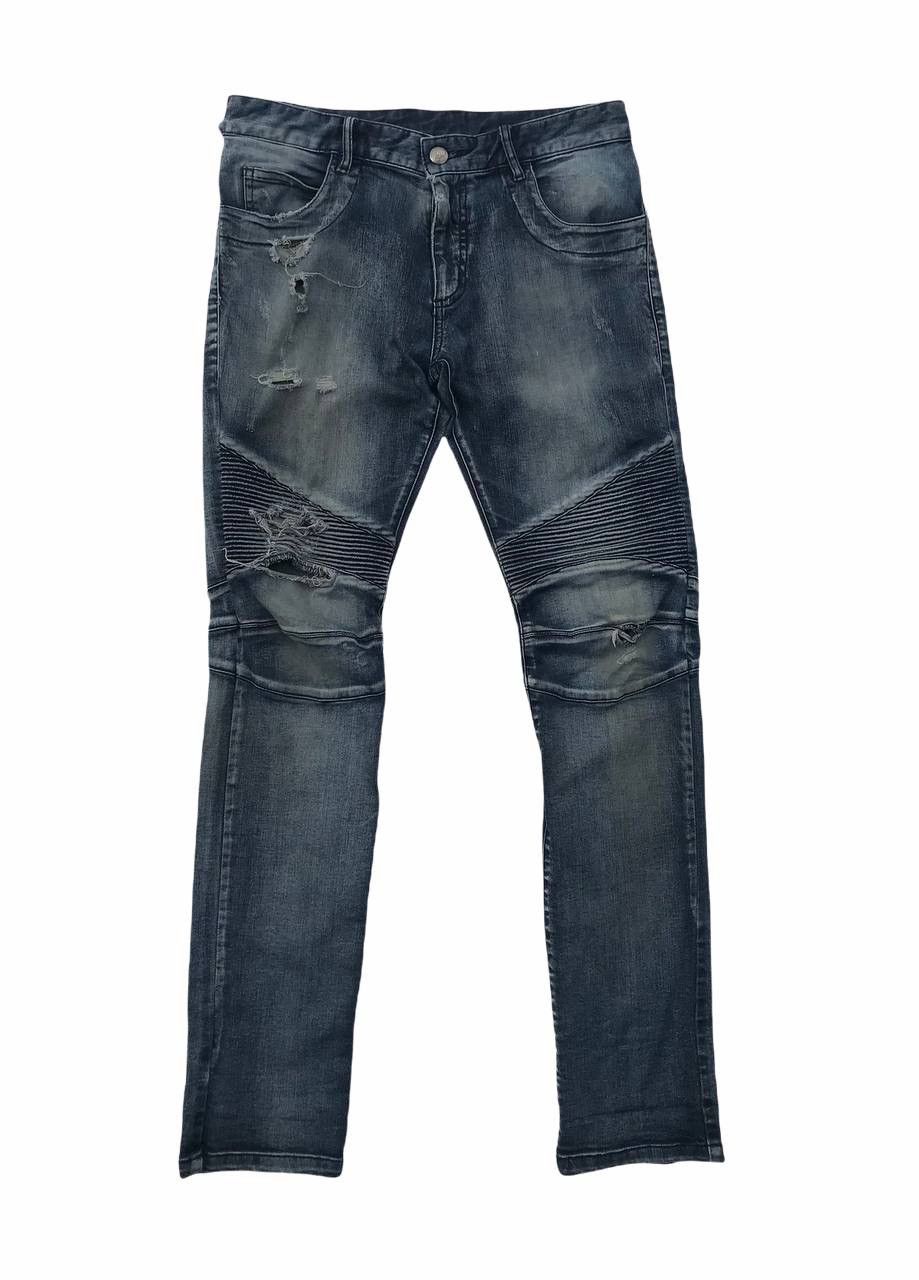 If Six Was Nine Costume Culture Distressed Biker Pants Size US 30 / EU 46 - 1 Thumbnail