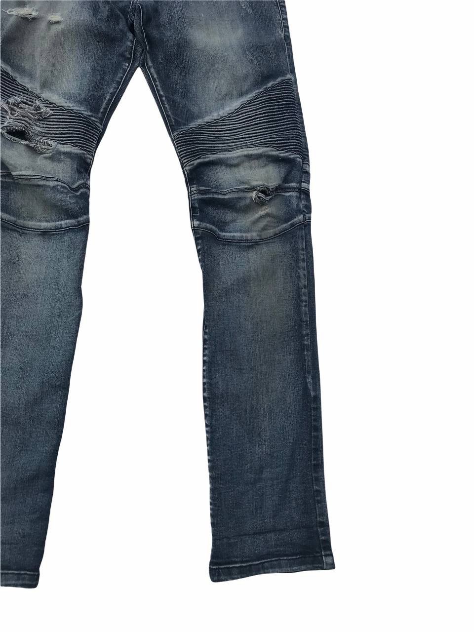 If Six Was Nine Costume Culture Distressed Biker Pants Size US 30 / EU 46 - 7 Thumbnail