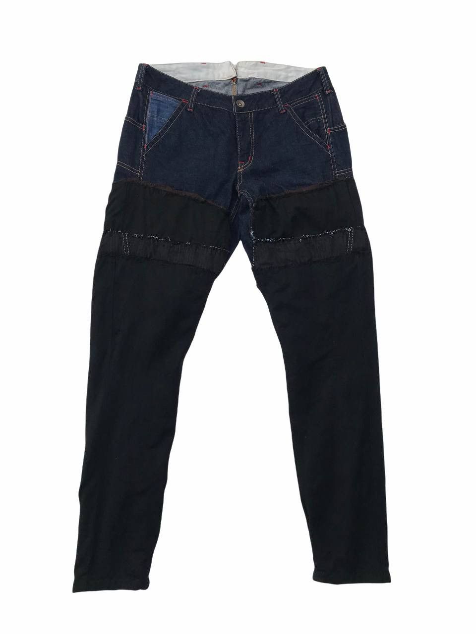 If Six Was Nine × Johnbull Rare Reconstructed John Bull Hybrid Pants Size US 31 - 1 Thumbnail