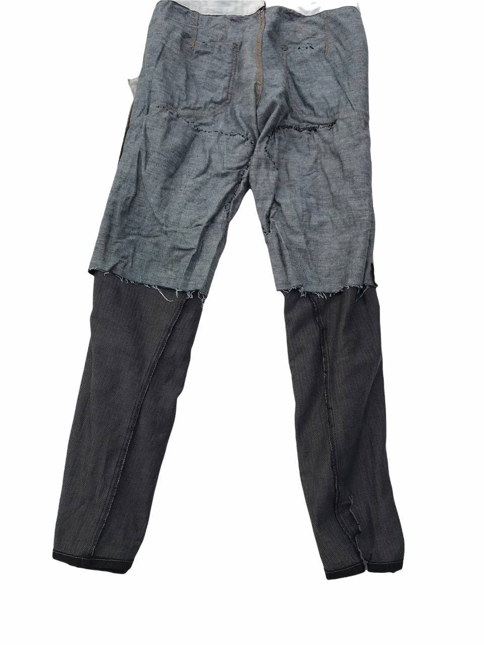 If Six Was Nine × Johnbull Rare Reconstructed John Bull Hybrid Pants Size US 31 - 14 Thumbnail