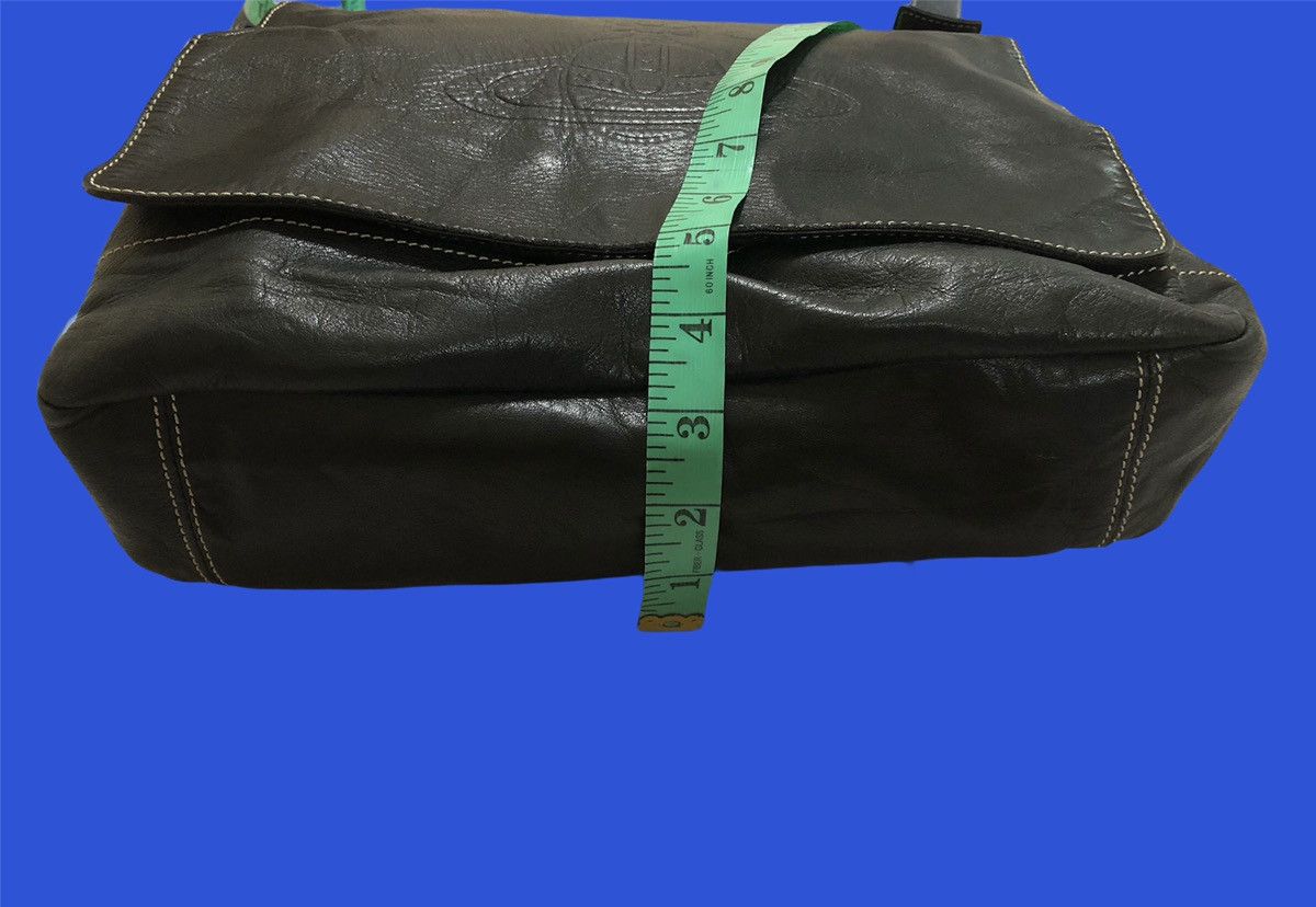 Japanese Brand × Leather × Vivienne Westwood Vivienne Westwood Leather Sling Bag Size ONE SIZE - 11 Thumbnail