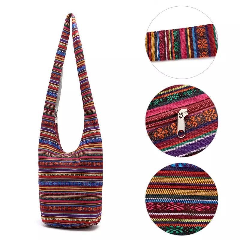Jewelry Hippie Fringe Large Purses Shoulder Tote Bags Size ONE SIZE - 2 Thumbnail