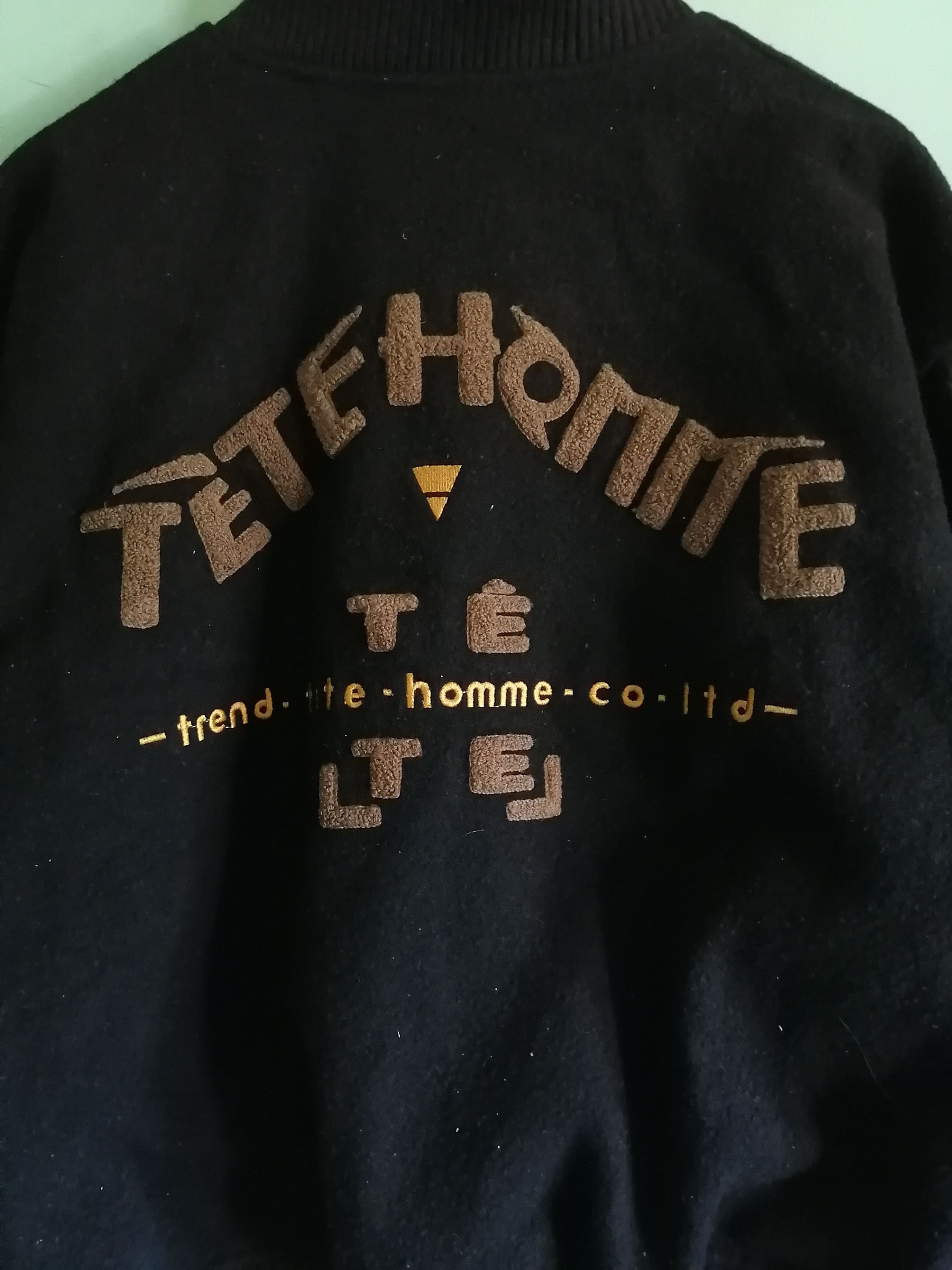 Japanese Brand TETE HOMME Vintage Varsity Jacket Size US L / EU 52-54 / 3 - 4 Thumbnail