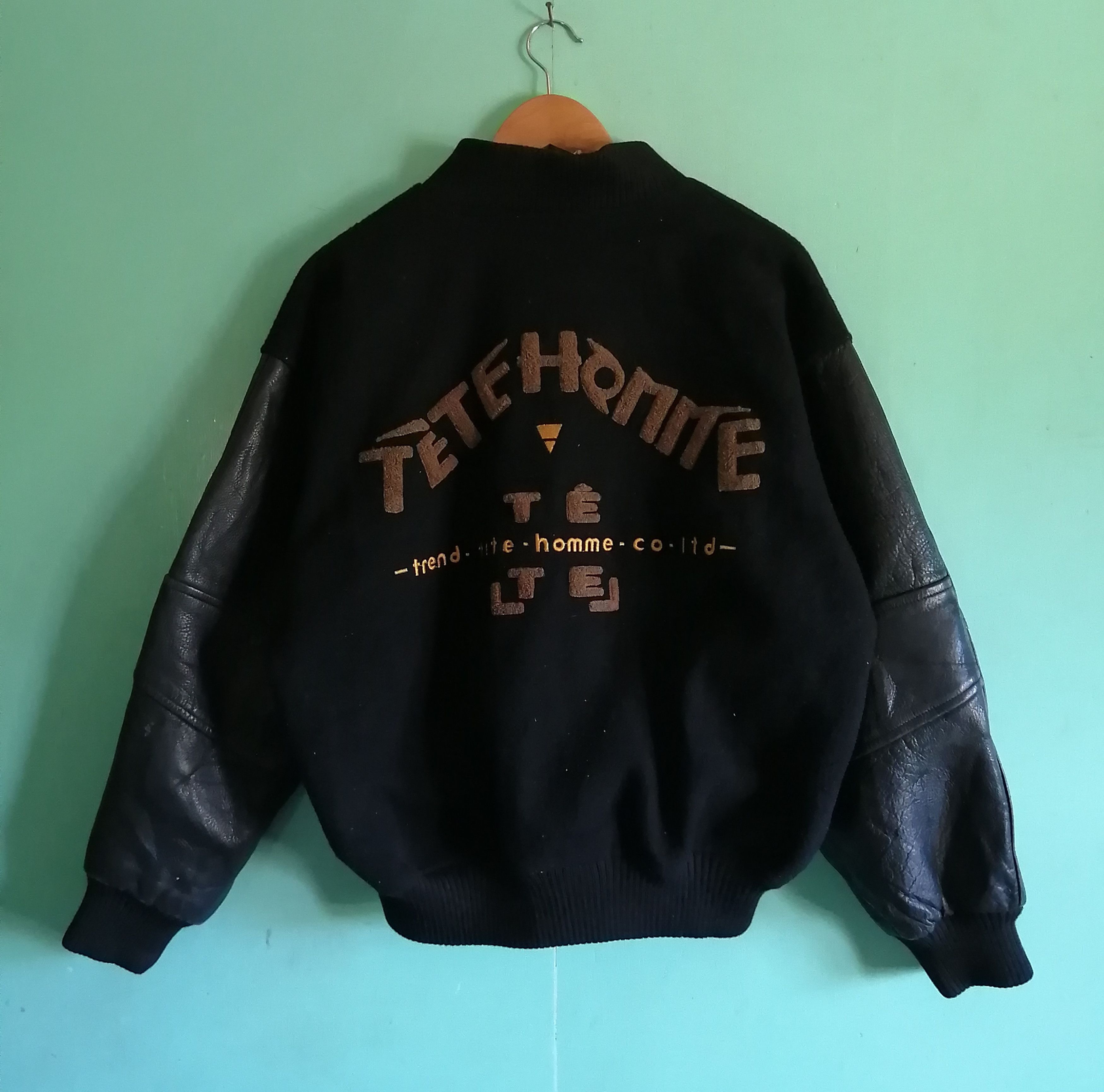 Japanese Brand TETE HOMME Vintage Varsity Jacket Size US L / EU 52-54 / 3 - 2 Thumbnail