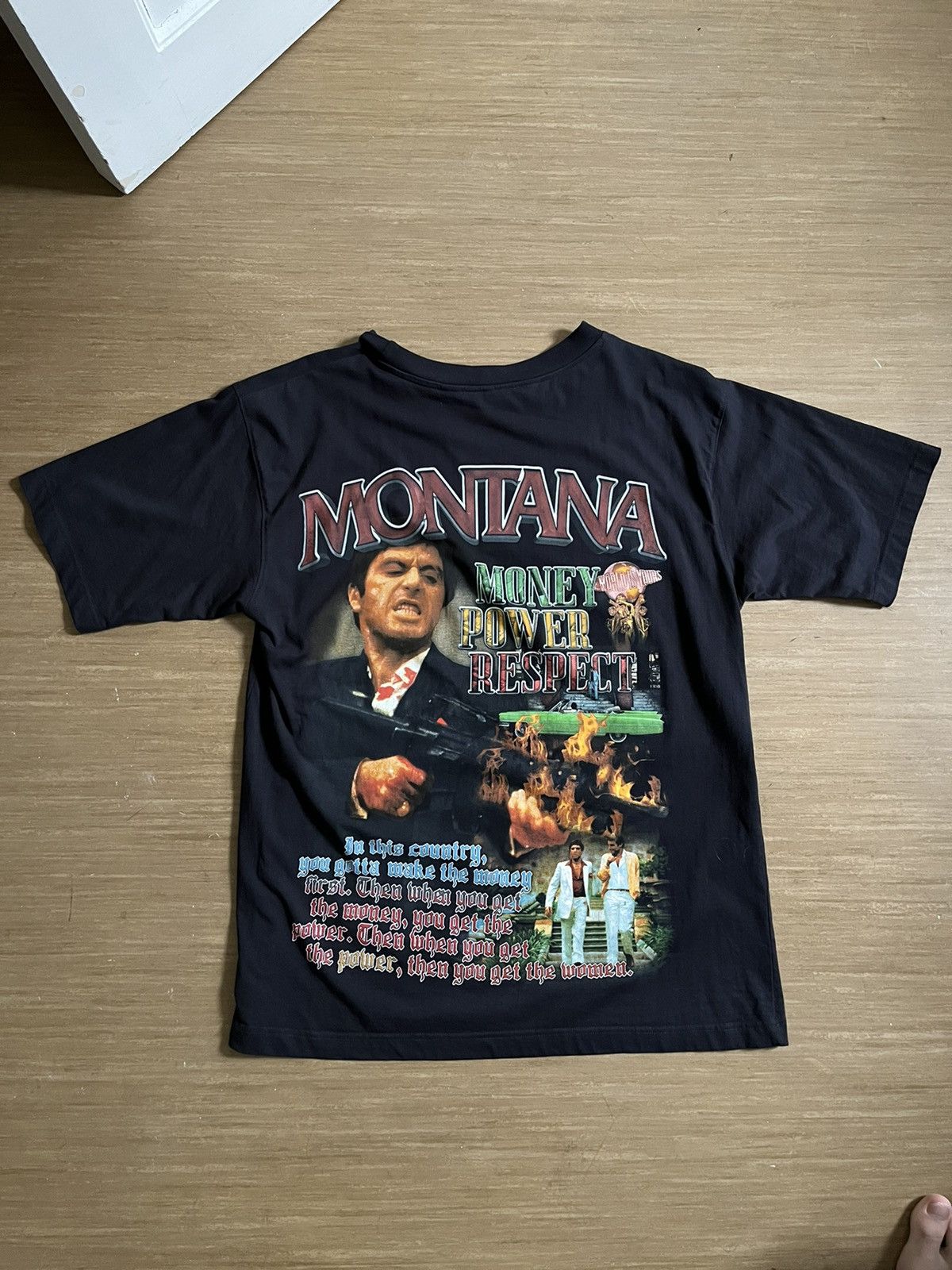 Vintage Vintage Scarface T-shirt Size US L / EU 52-54 / 3 - 3 Thumbnail