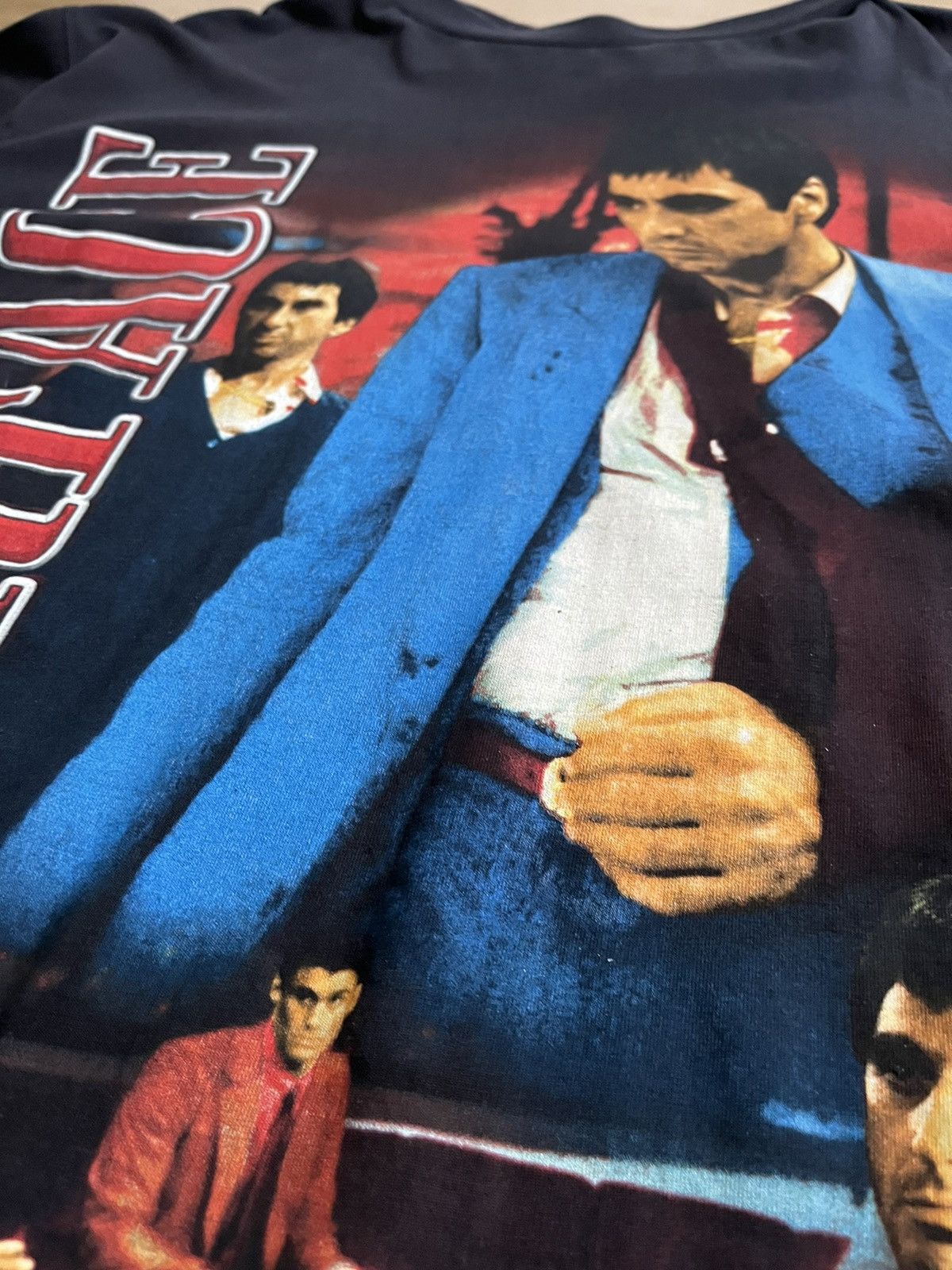 Vintage Vintage Scarface T-shirt Size US L / EU 52-54 / 3 - 2 Thumbnail