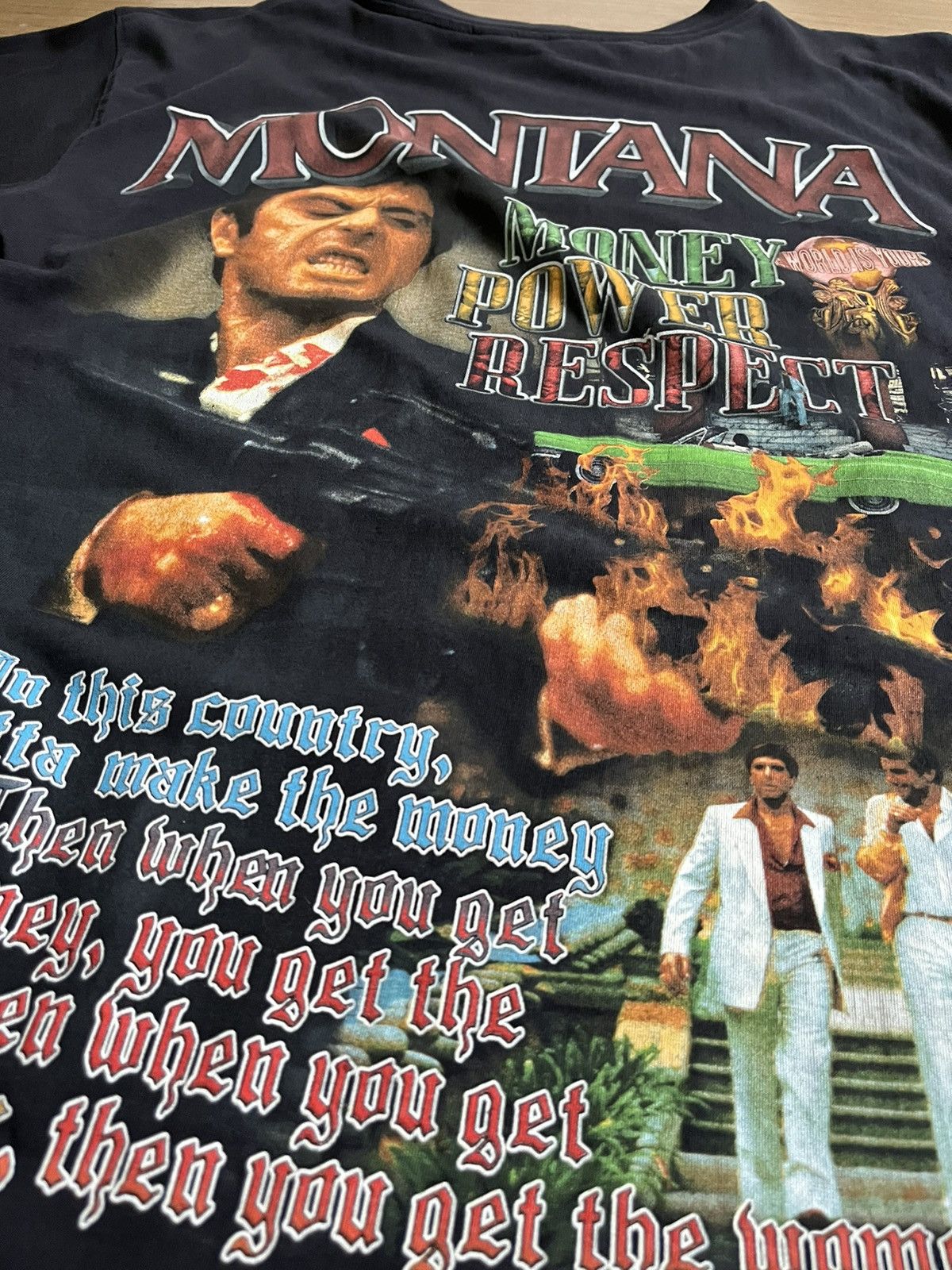 Vintage Vintage Scarface T-shirt Size US L / EU 52-54 / 3 - 4 Thumbnail