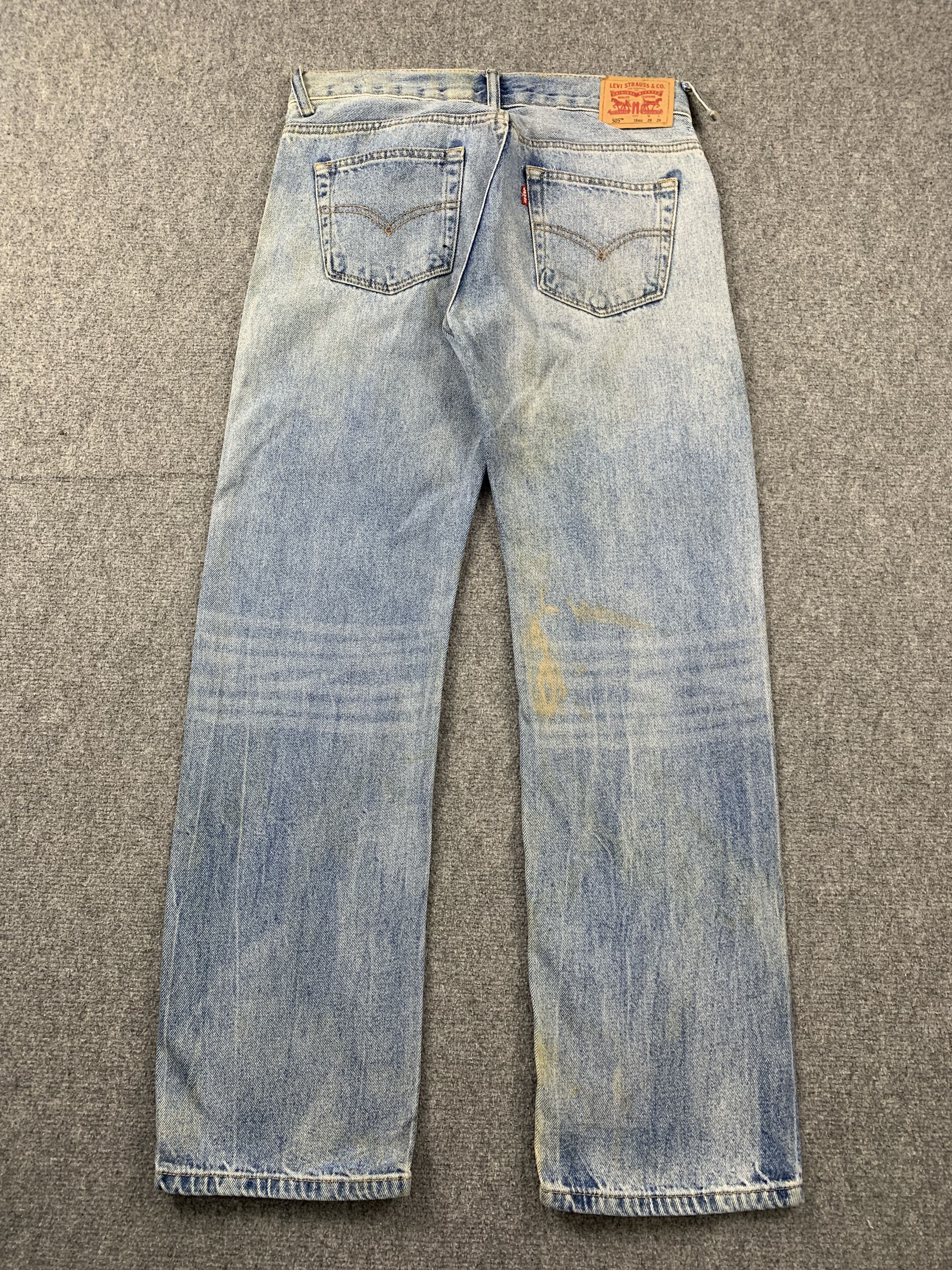 Levi's Vintage Levis 505 Light Wash Jeans DP2074 Size US 31 - 4 Thumbnail