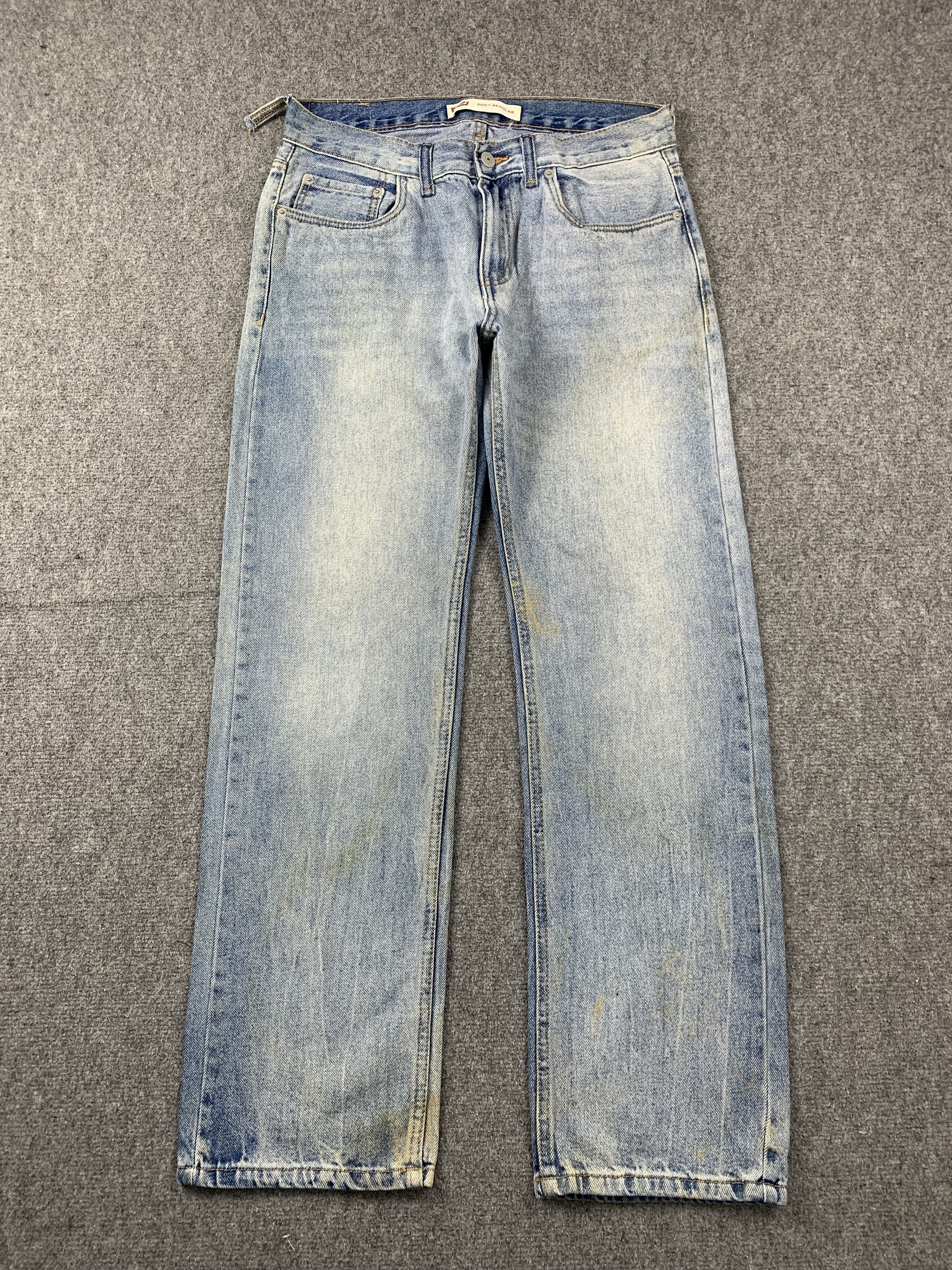Levi's Vintage Levis 505 Light Wash Jeans DP2074 Size US 31 - 1 Thumbnail