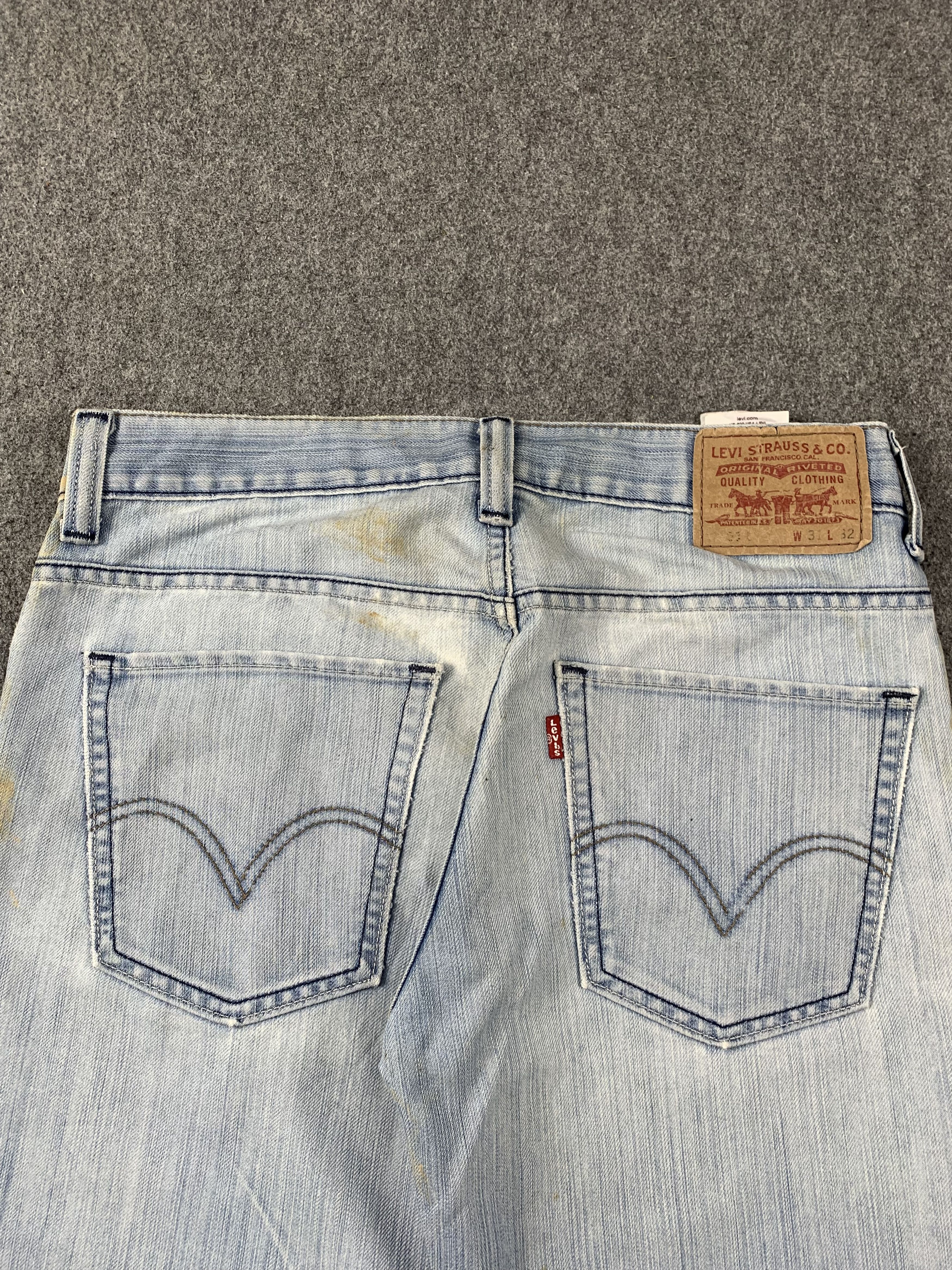 Levi's Vintage Levis 511 Light Wash Jeans DP2075 Size US 32 / EU 48 - 4 Thumbnail
