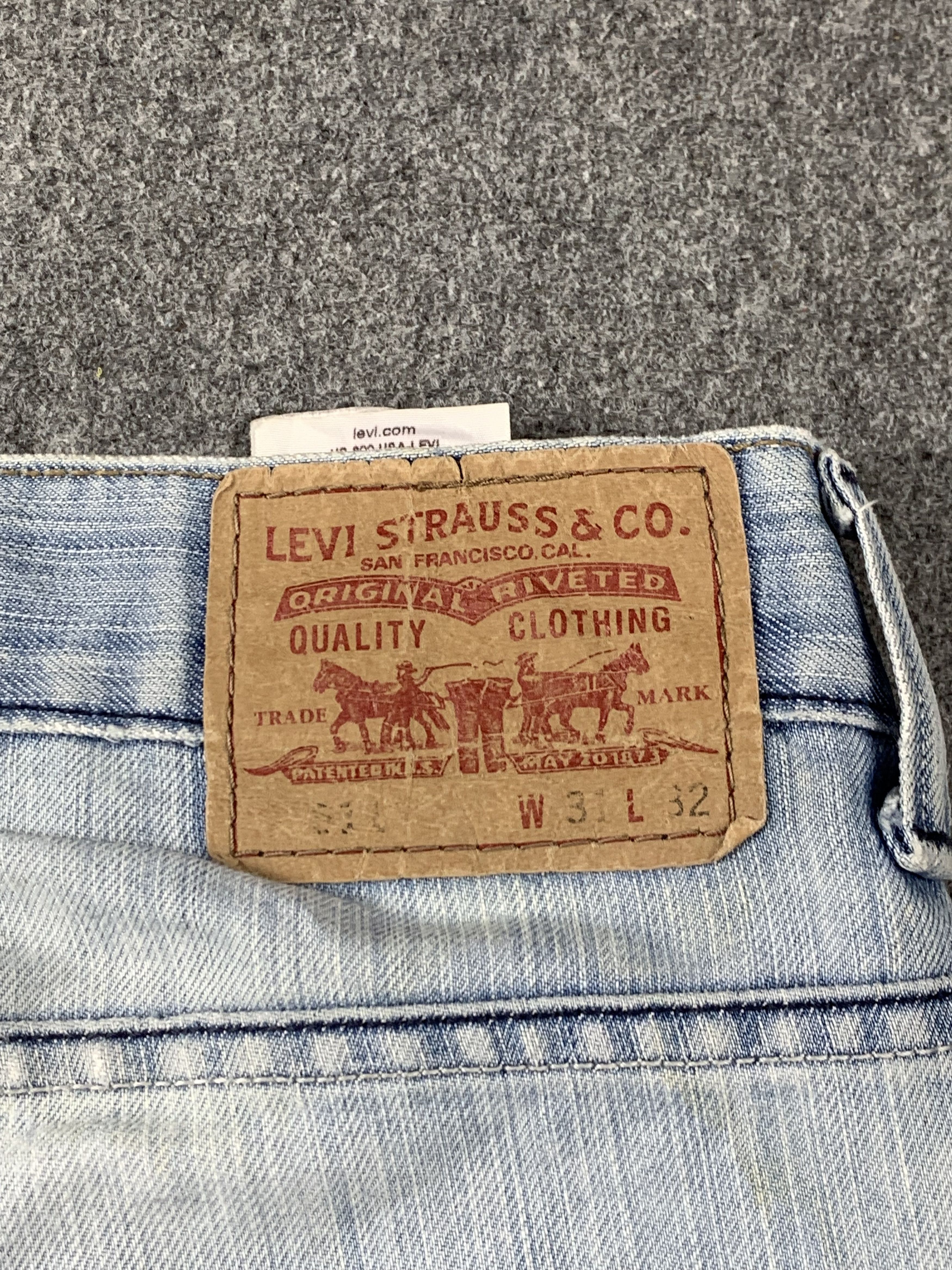 Levi's Vintage Levis 511 Light Wash Jeans DP2075 Size US 32 / EU 48 - 5 Thumbnail
