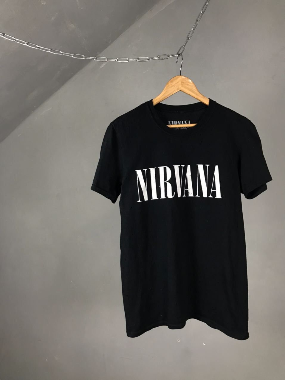 Band Tees Nirvana big logo vintage rock band tee Size US M / EU 48-50 / 2 - 1 Thumbnail