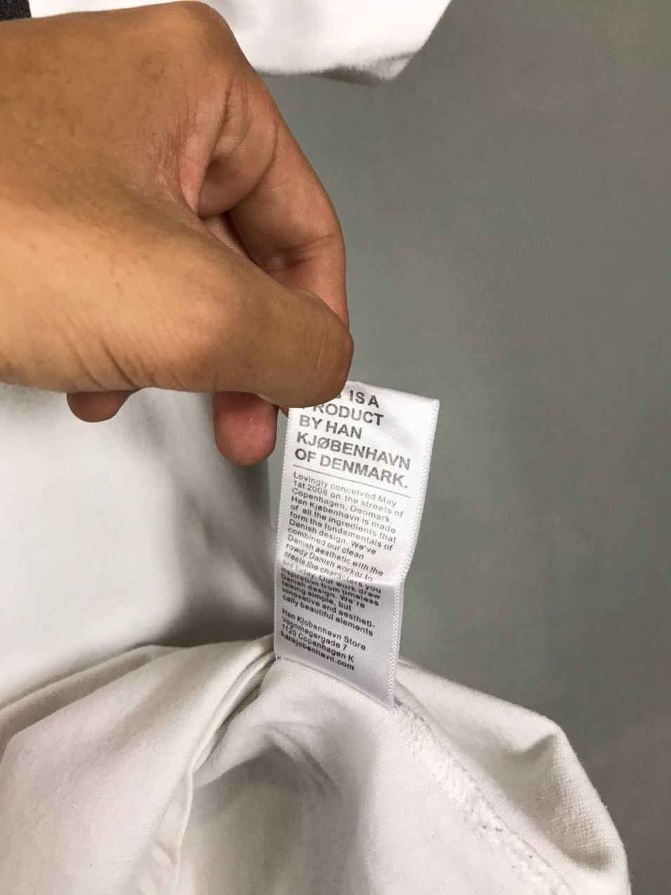 Han Kjobenhavn Han Kjobenhavn luxury streetwear white tee Size US S / EU 44-46 / 1 - 6 Thumbnail