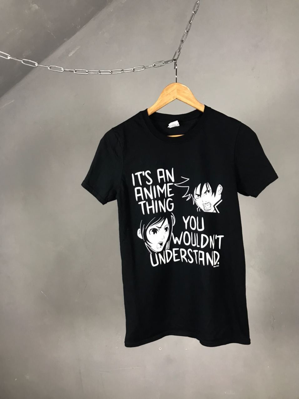 Other Anima vintage other black tee Size US S / EU 44-46 / 1 - 1 Thumbnail