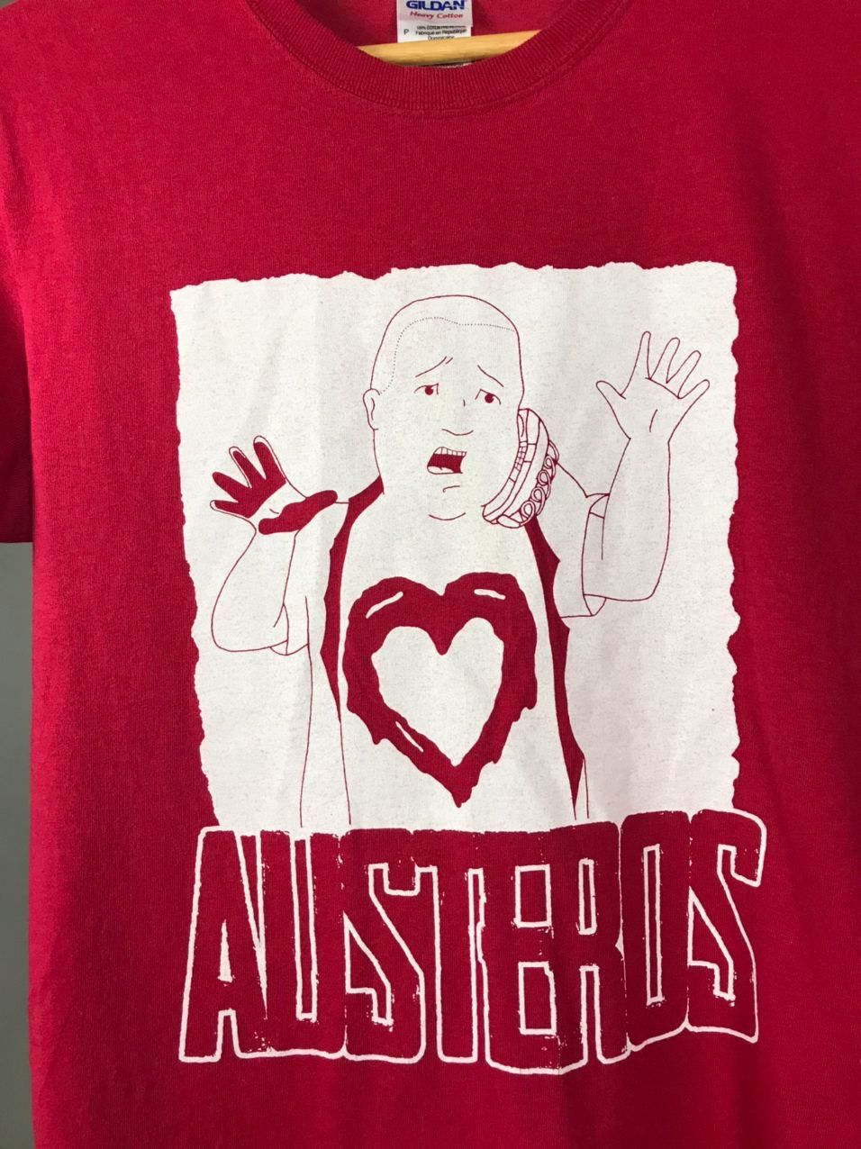 Vintage Austeros art vintage streetwear red tee Size US S / EU 44-46 / 1 - 3 Thumbnail