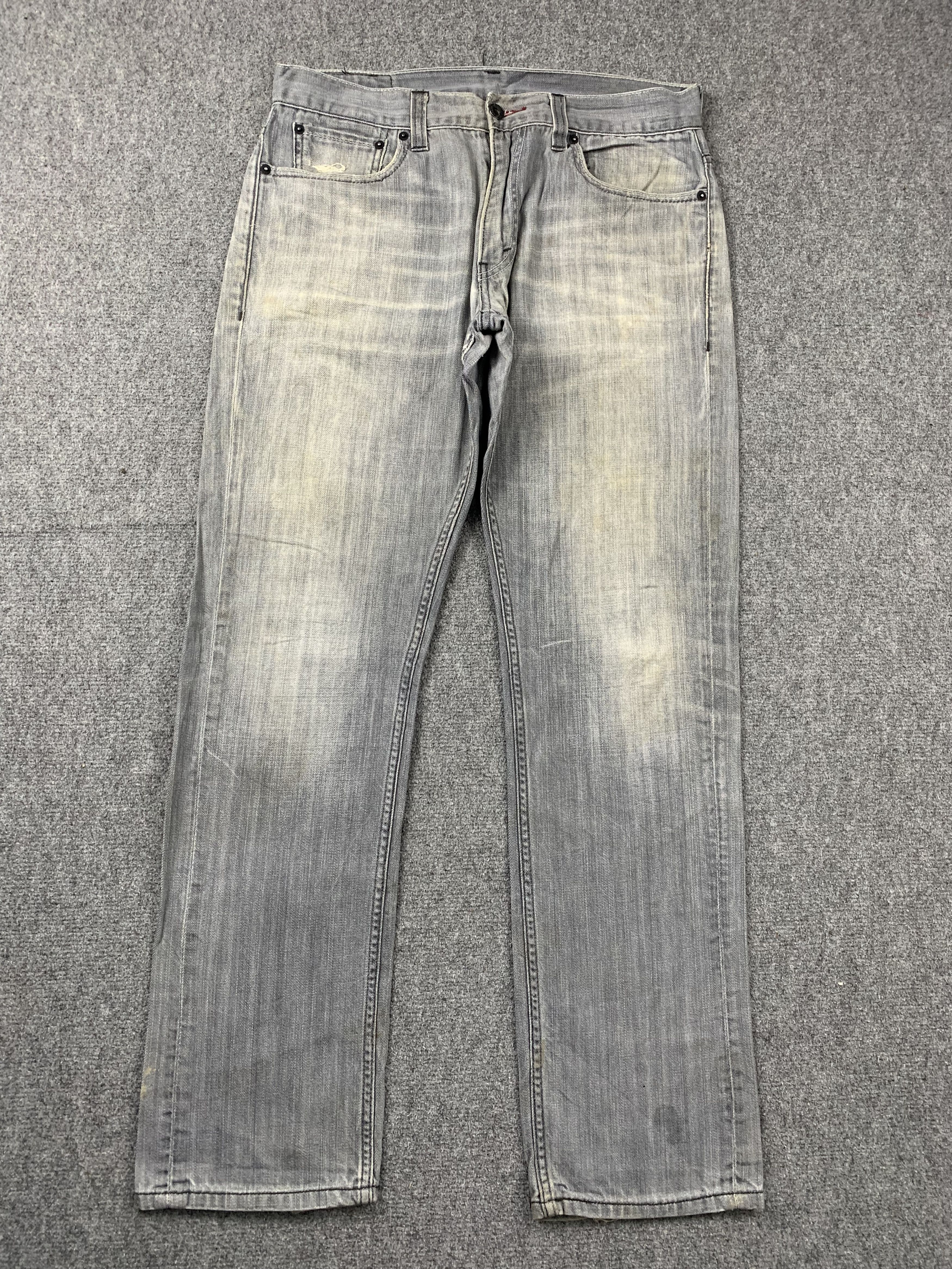 Levi's Vintage Levis 511 Faded Black Jeans DP2078 Size US 33 - 1 Thumbnail