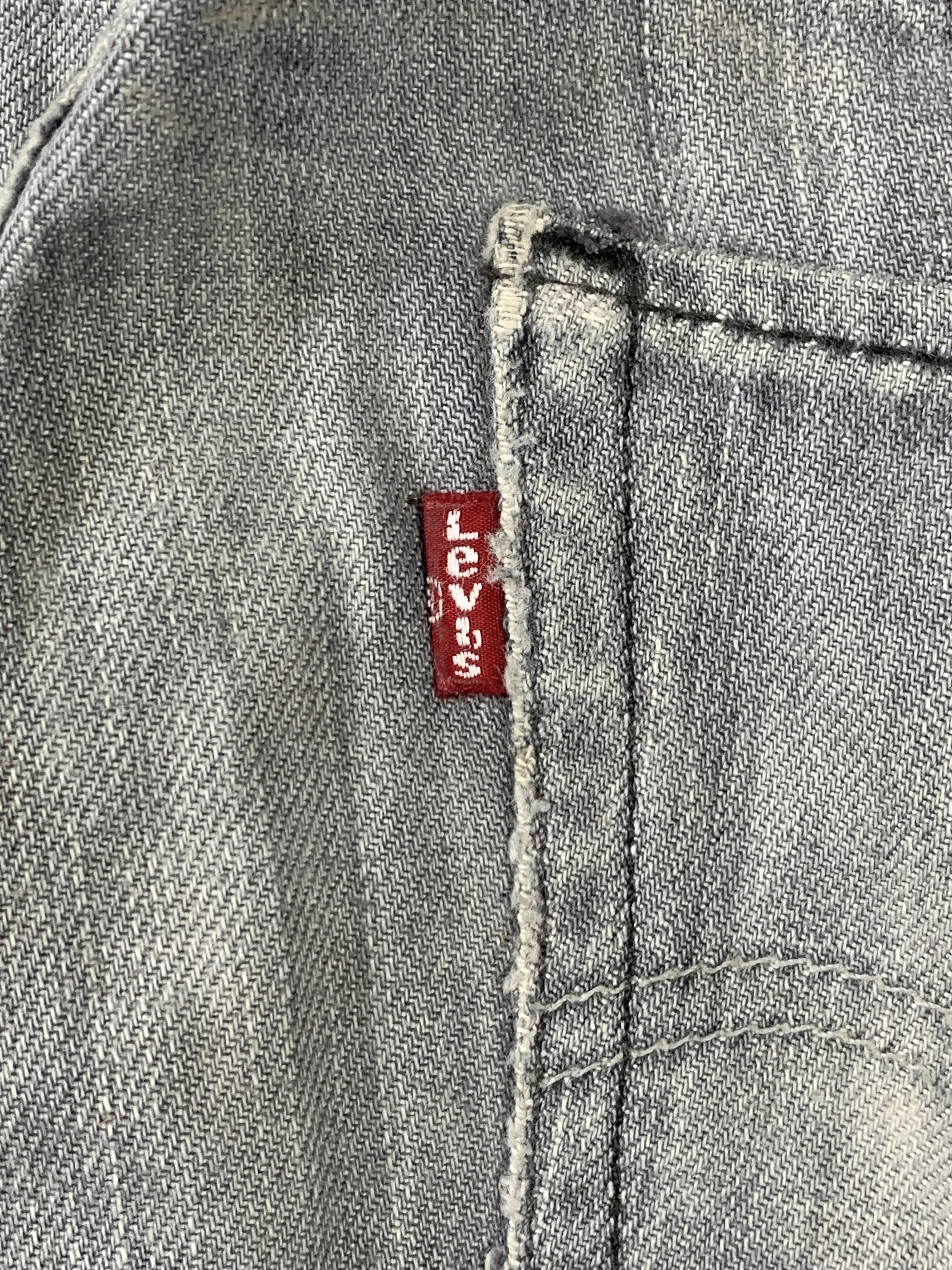 Levi's Vintage Levis 511 Faded Black Jeans DP2078 Size US 33 - 6 Thumbnail
