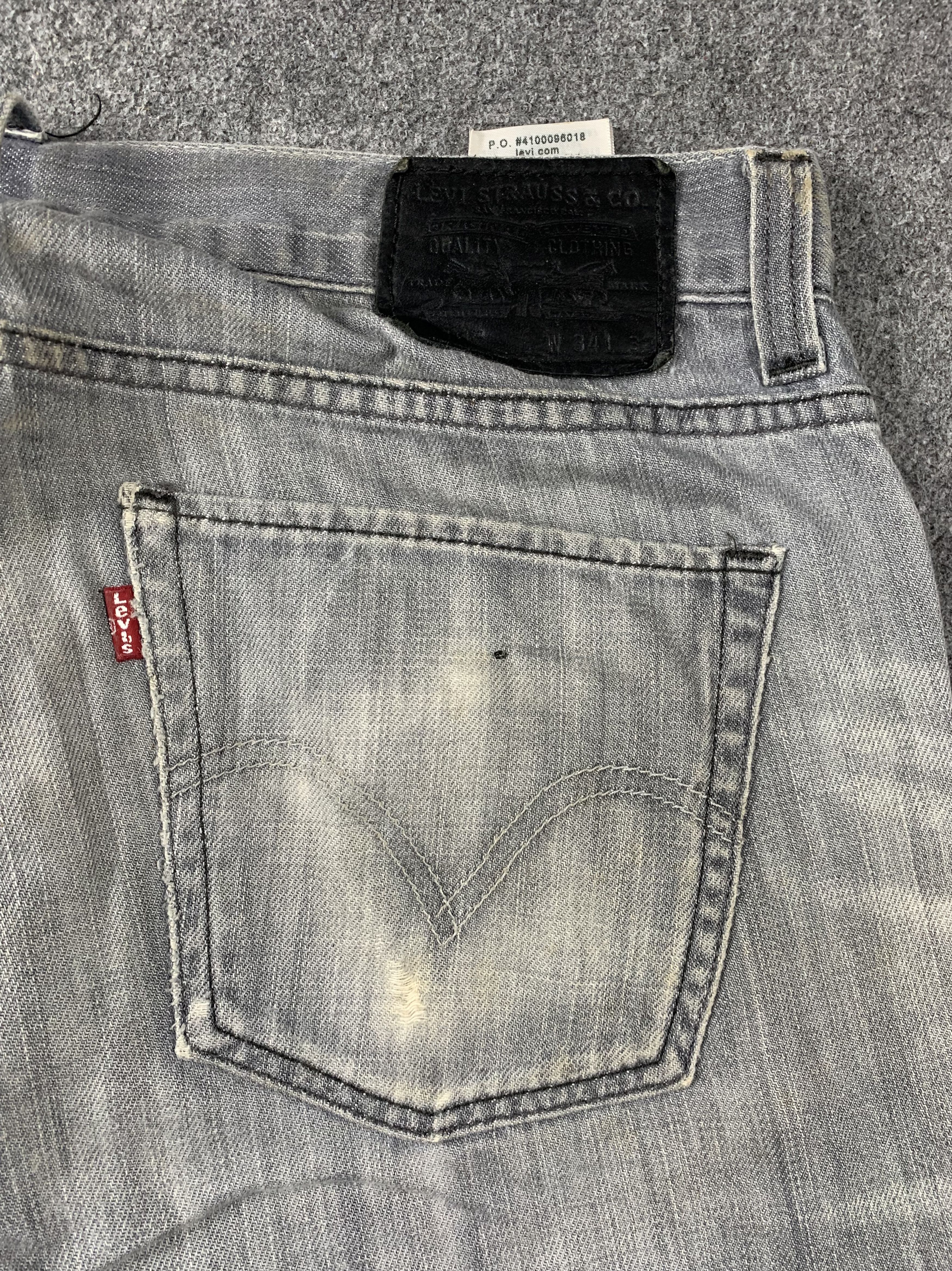 Levi's Vintage Levis 511 Faded Black Jeans DP2078 Size US 33 - 19 Thumbnail