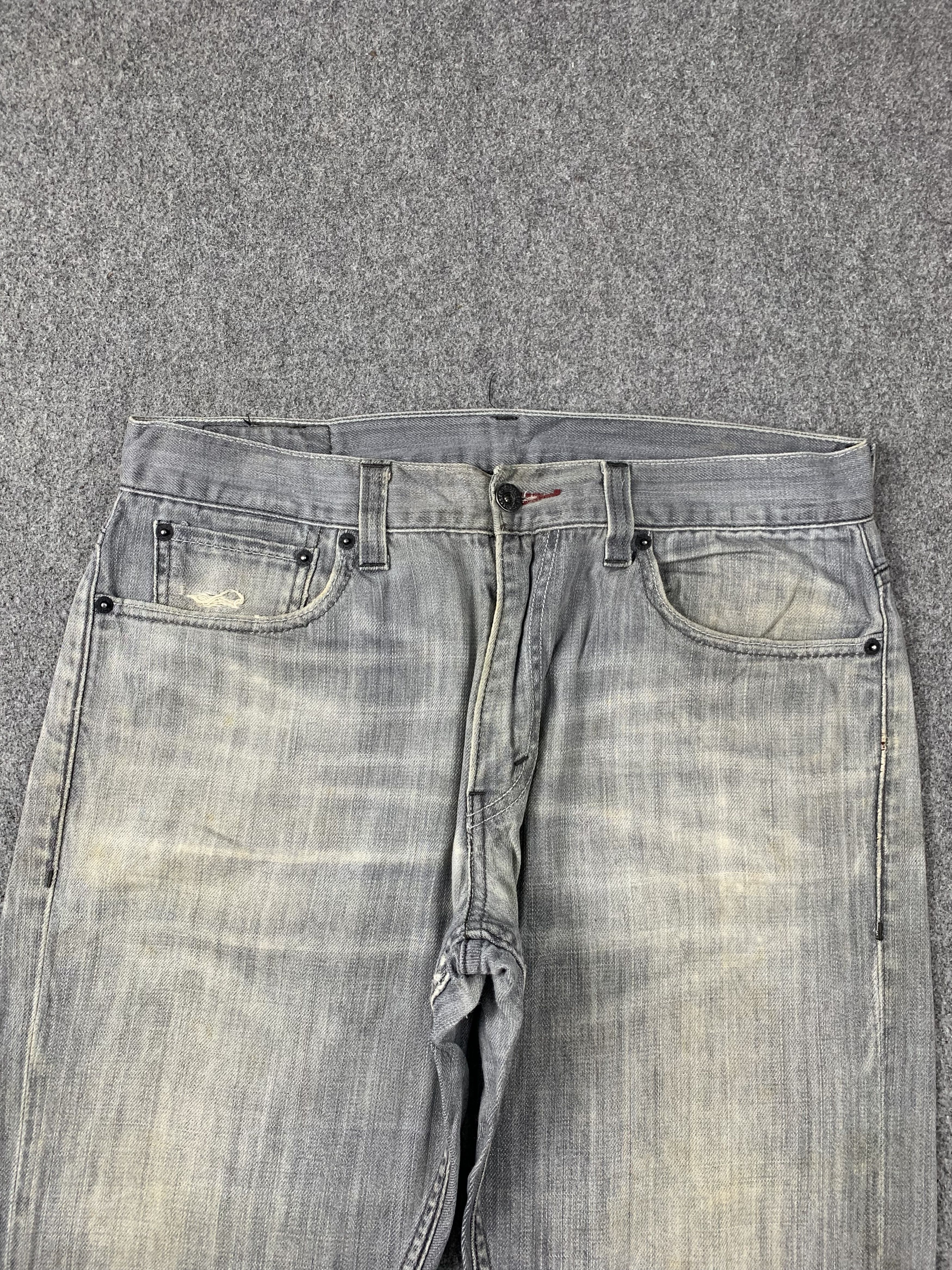 Levi's Vintage Levis 511 Faded Black Jeans DP2078 Size US 33 - 2 Thumbnail