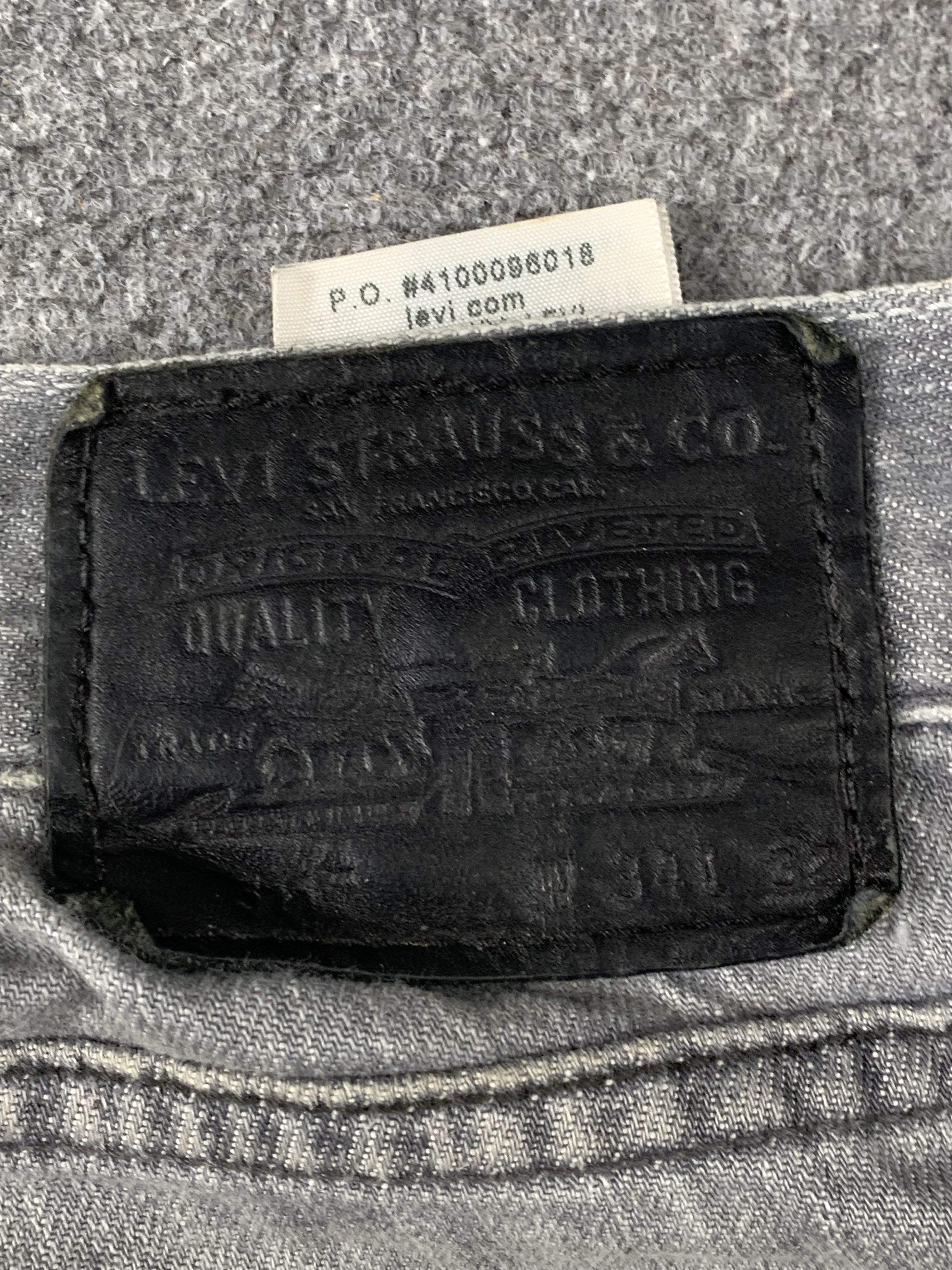 Levi's Vintage Levis 511 Faded Black Jeans DP2078 Size US 33 - 5 Thumbnail