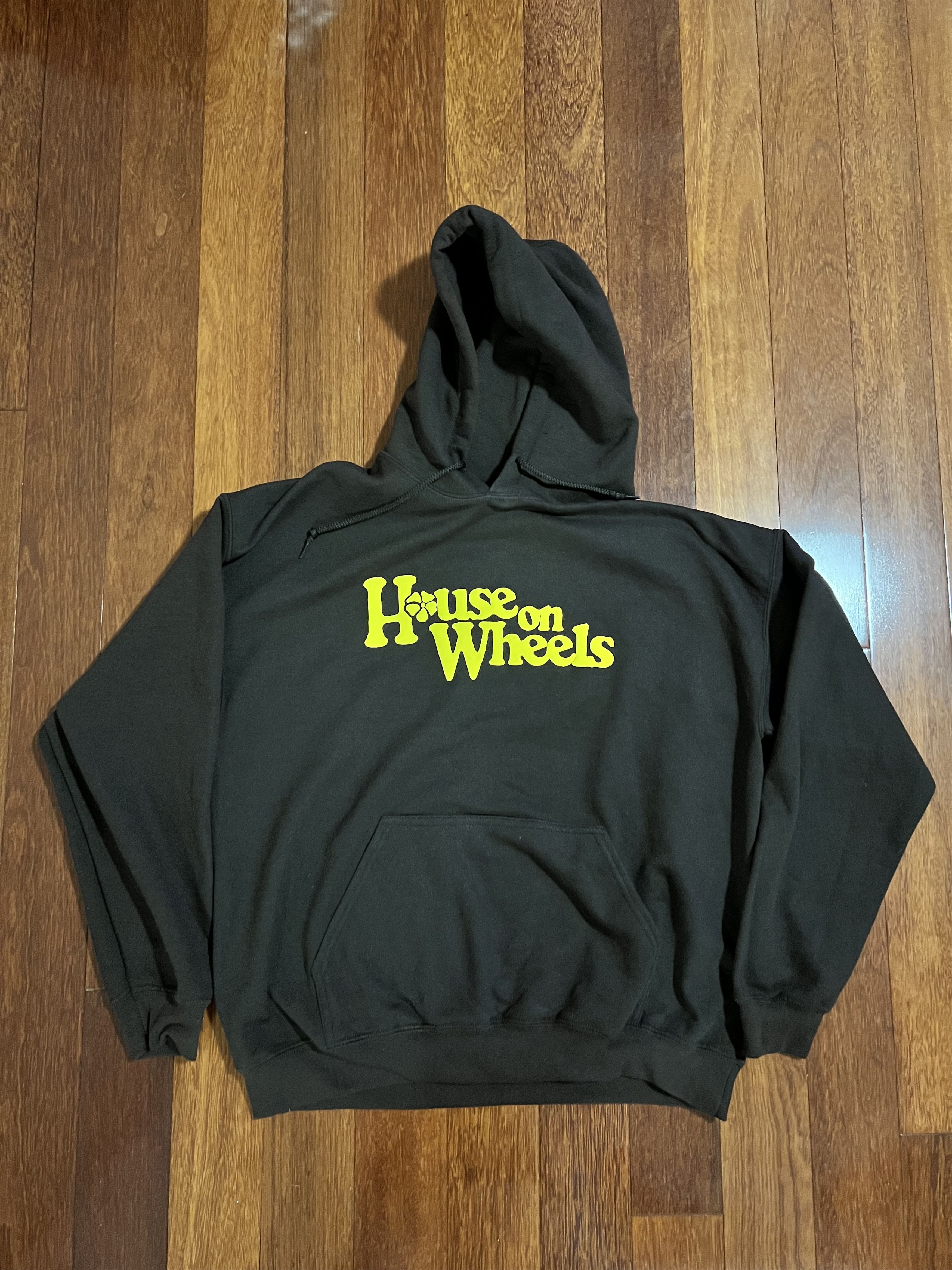 Vintage 💚 SS19 Deb Never House On Wheels Hoodie Brown Size US L / EU 52-54 / 3 - 1 Thumbnail