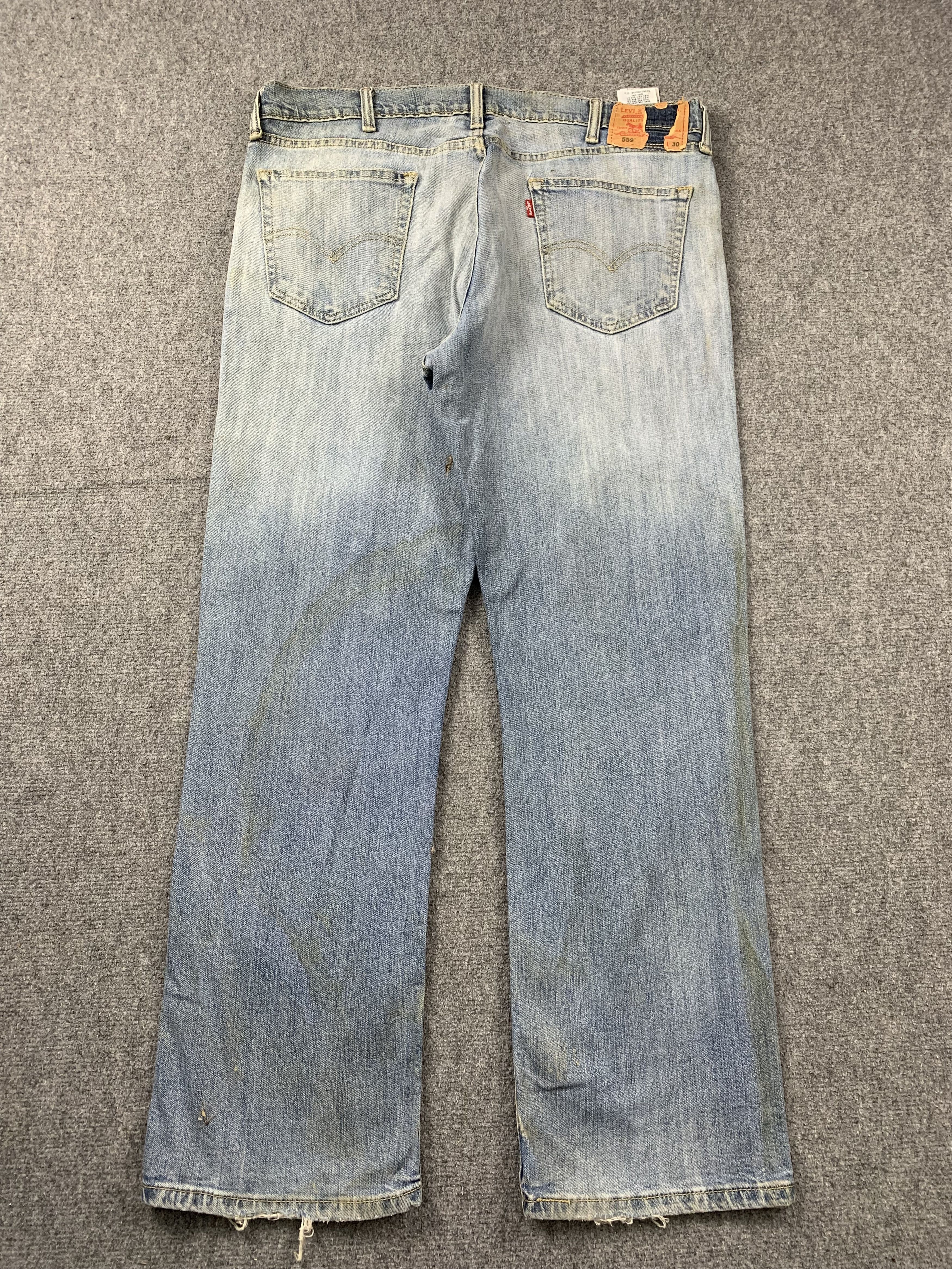 Levi's Vintage Levis 559 Faded Blue Jeans DP2080 Size US 36 / EU 52 - 2 Thumbnail