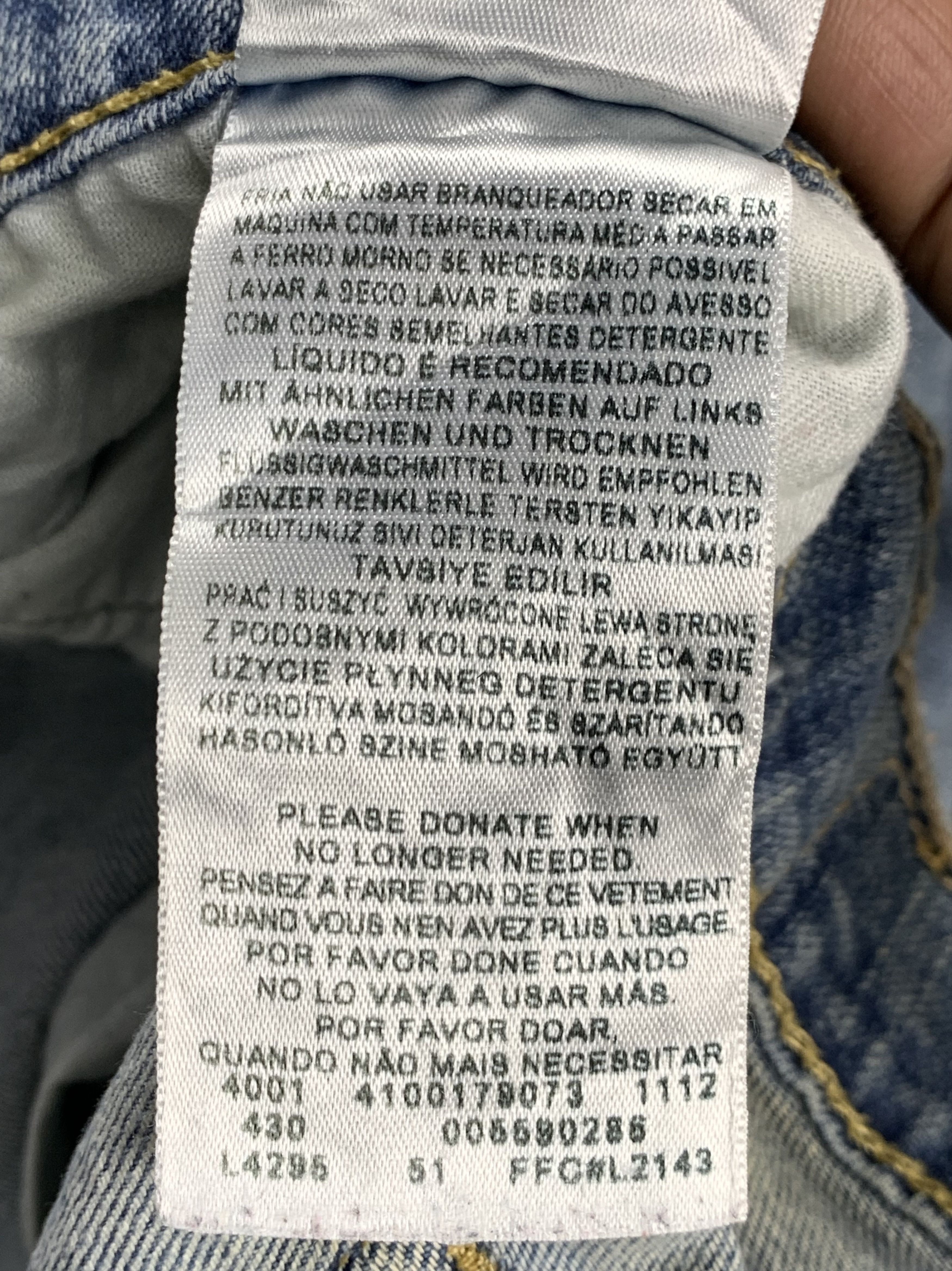 Levi's Vintage Levis 559 Faded Blue Jeans DP2080 Size US 36 / EU 52 - 13 Thumbnail