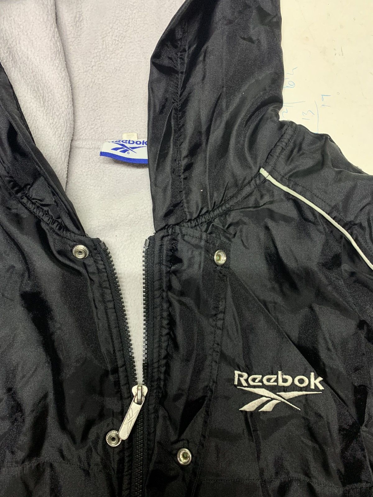 Reebok Vintage Reebok long jacket hoodie Size US XL / EU 56 / 4 - 5 Thumbnail