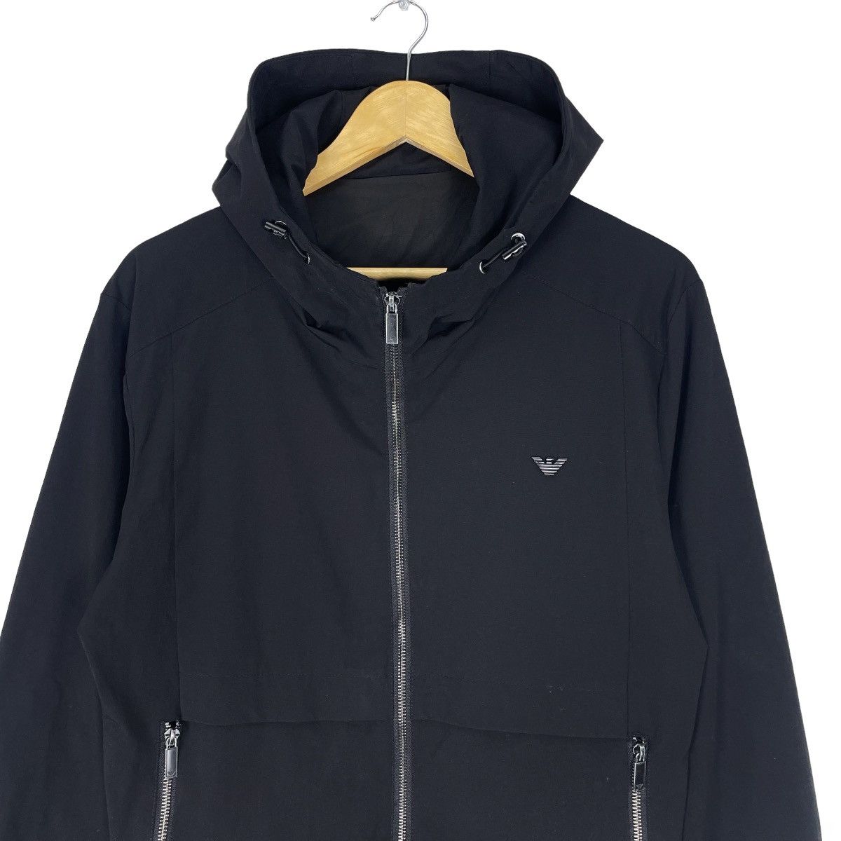 Armani ❄️EMPORIO ARMANI HOODIE ZIPPER LIGHT JACKET Size US M / EU 48-50 / 2 - 2 Thumbnail