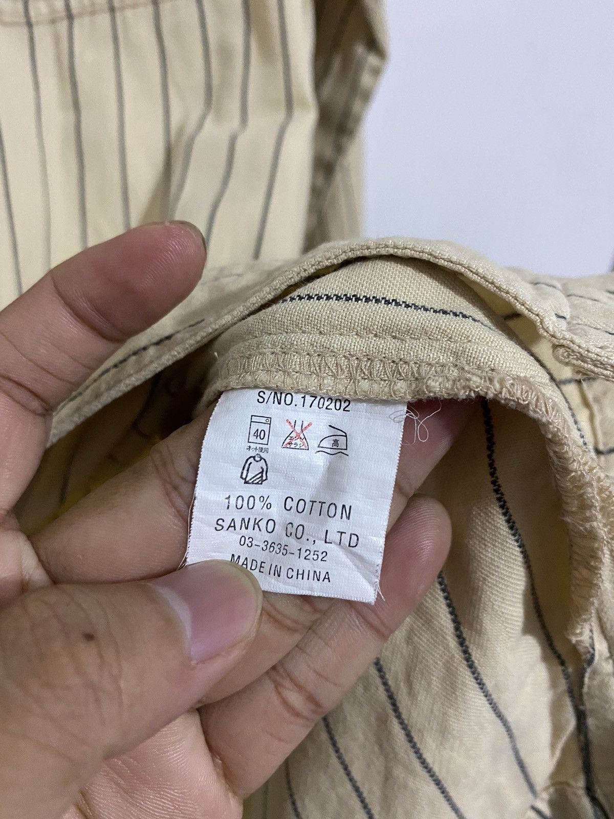Japanese Brand 💸BINDINGOFFER💸Marlond Bowling Shirt Stripe AA0138 Size US L / EU 52-54 / 3 - 5 Thumbnail