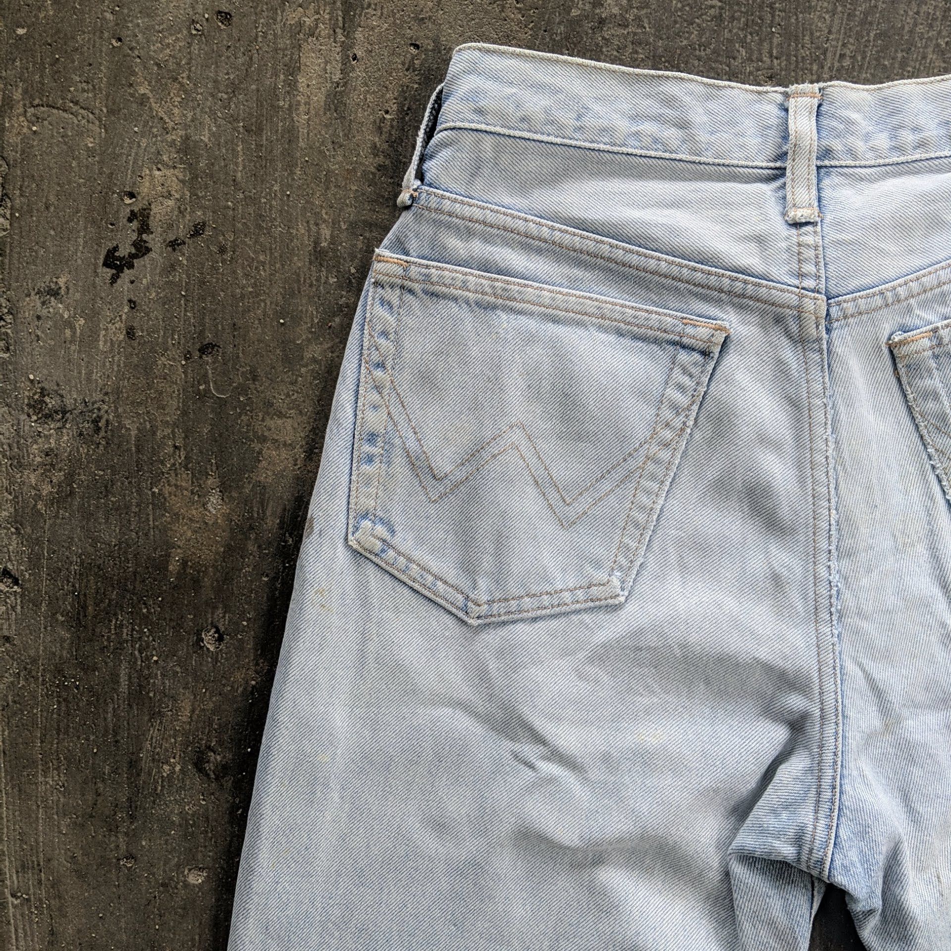 Japanese Brand Vintage Edwin US Distressed Faded Denim Jean Pant W28 Size US 28 / EU 44 - 11 Thumbnail