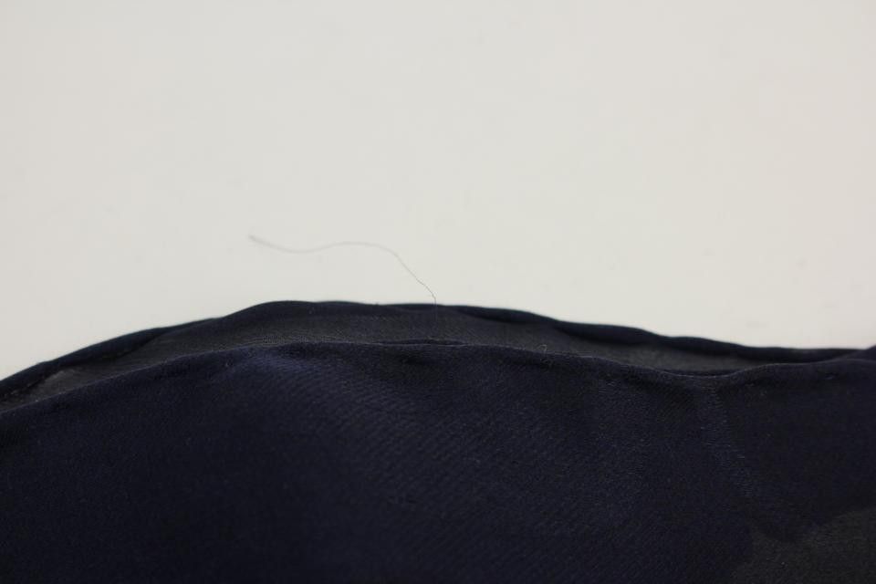 Giorgio Armani Brown Navy Blue Beige Rose Silk Scarf 1G922