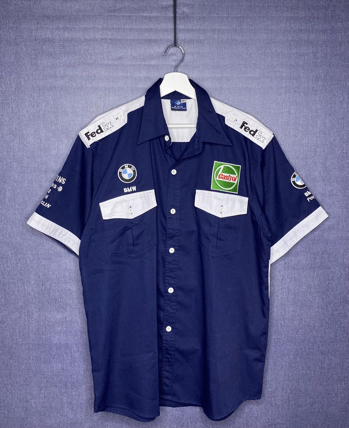 2002 ウィリアムズ BMW F1 支給品 ピットシャツ XXL（WILLIAMS