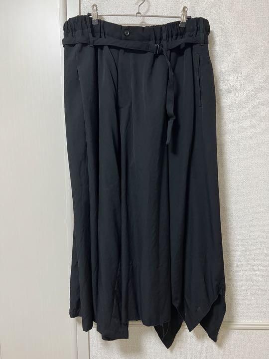 Yohji Yamamoto B Yohji Yamamoto Wool Gaba Rap Pants Size US 32 / EU 48 - 2 Thumbnail
